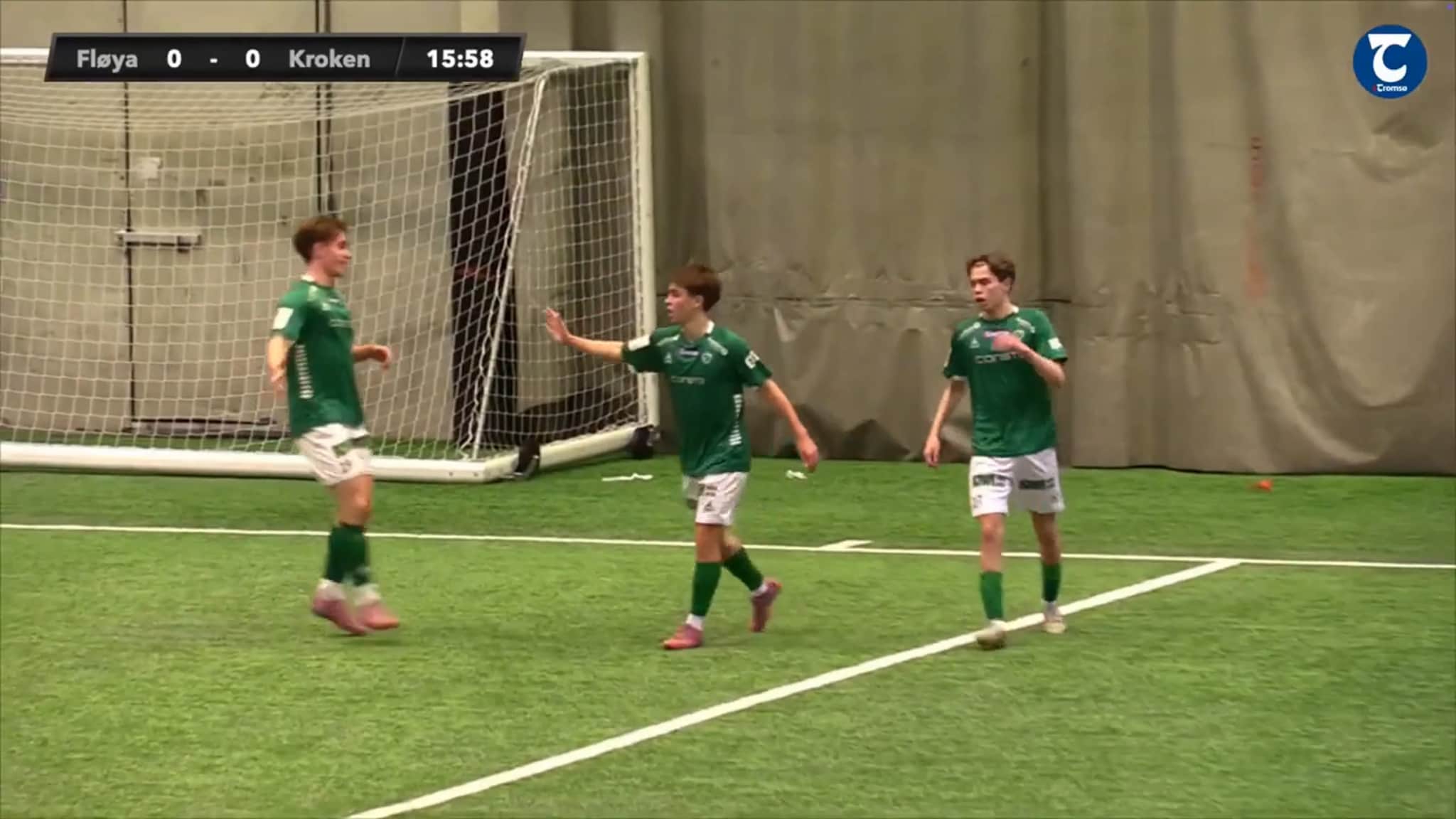 Se målene fra iTromsø-cup lørdag kamp 8, Fløya-Krokelvdalen, 5-0
