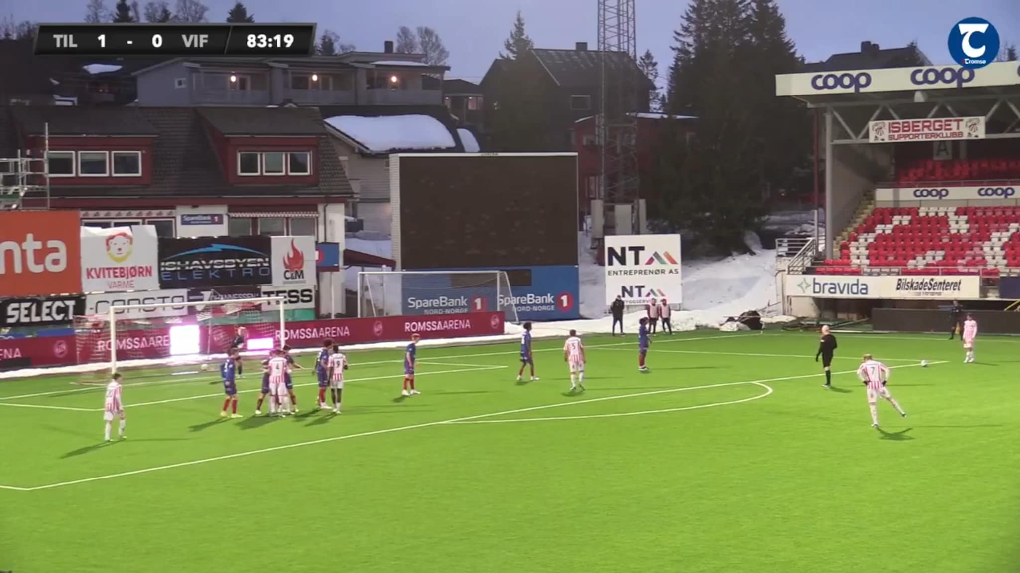 2-0 Kornelius Nordmo (84) TIL - VIF G19