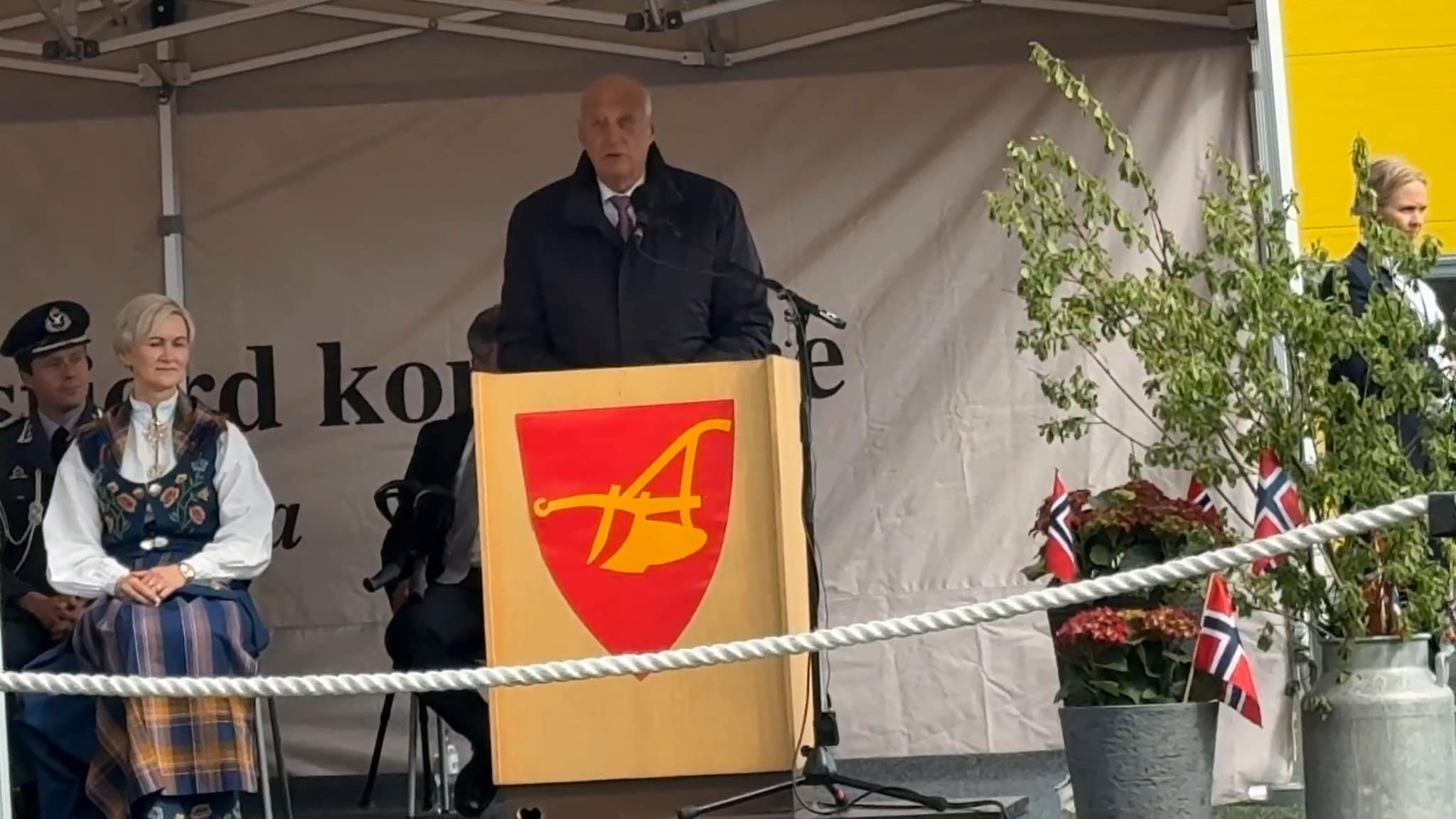 Kongens tale i Balsfjord