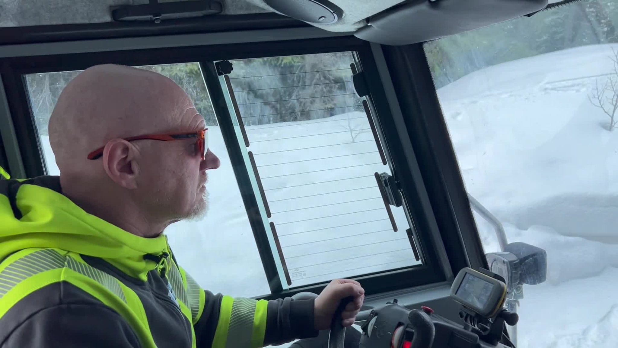 Støy inne i hytta på tråkkemaskinen
