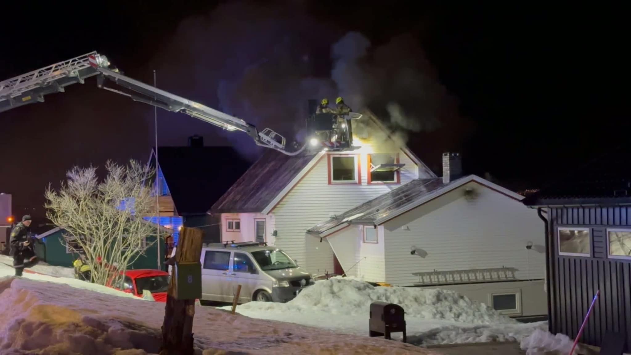 Boligbrann i Tromsdalen
