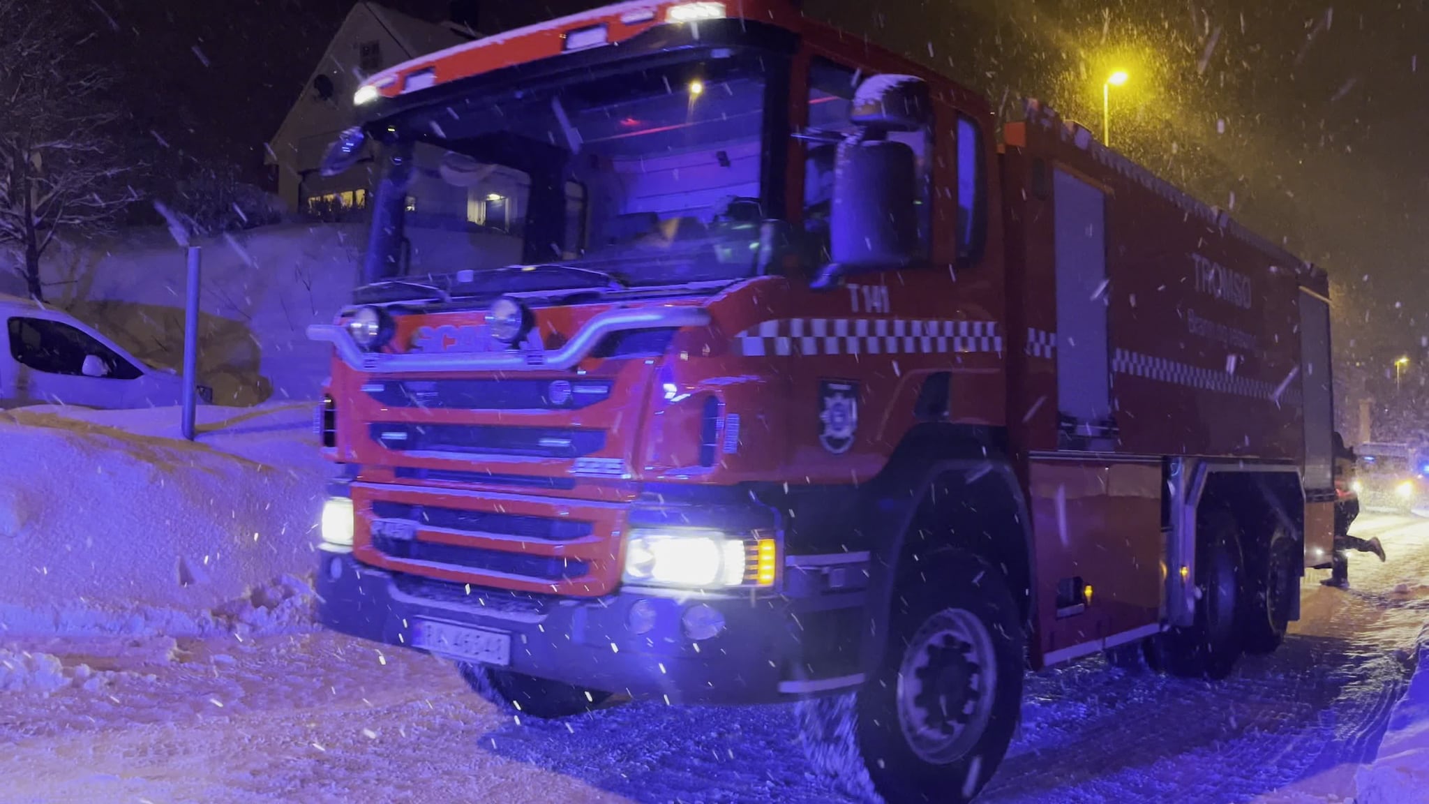 Brann på Strandvegen