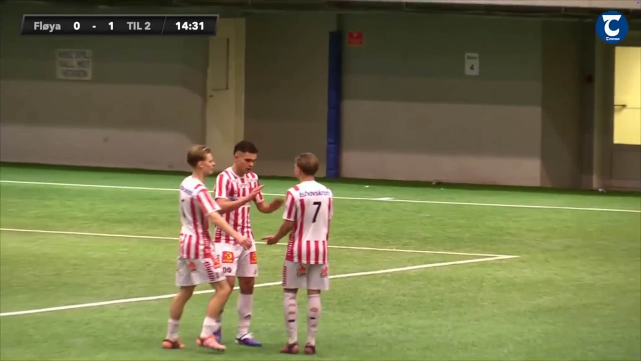 Se målene fra iTromsø-cup lørdag kamp 13 Fløya - TIL B, 1 - 3