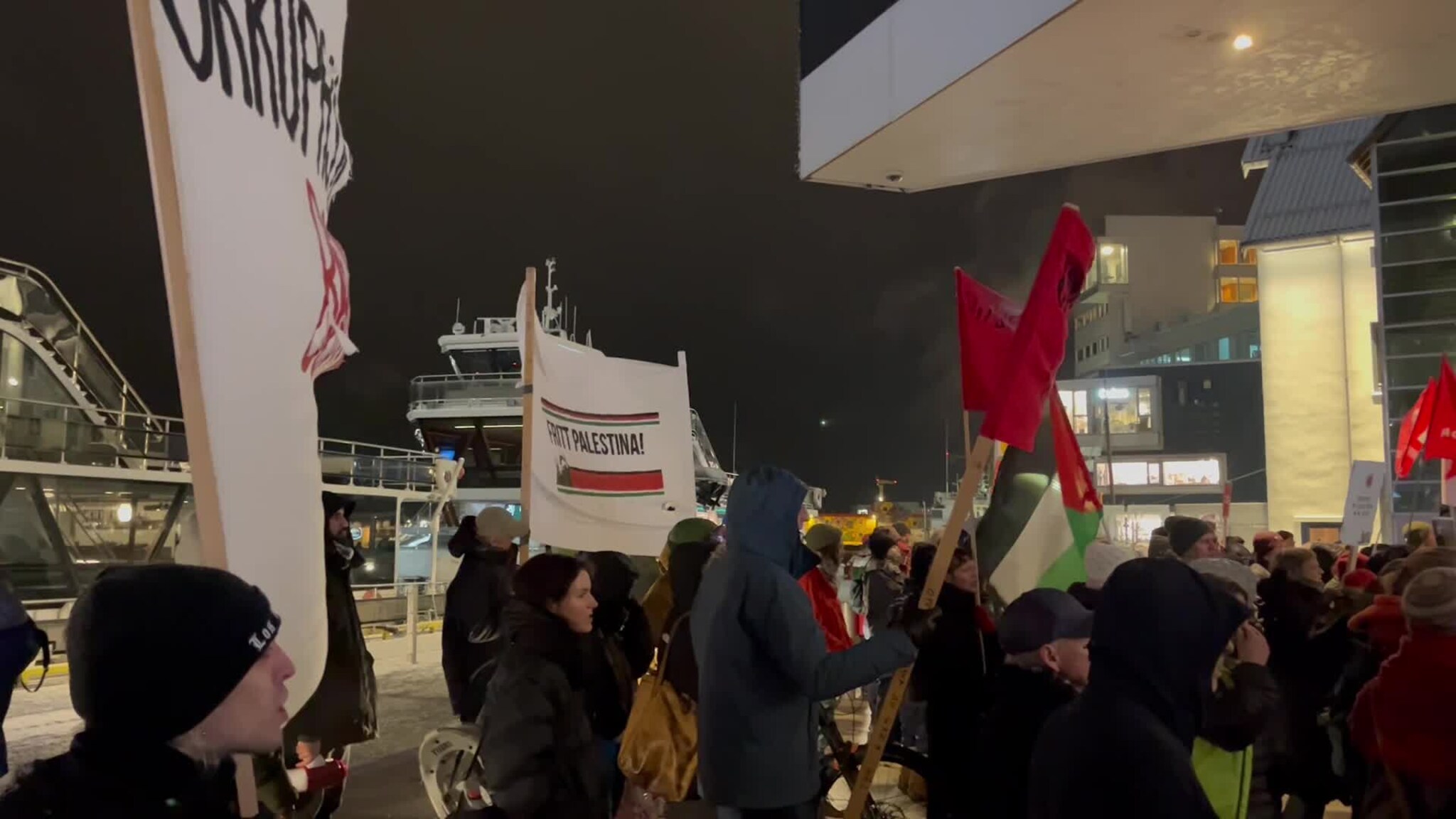Demonstrasjon for Palestina