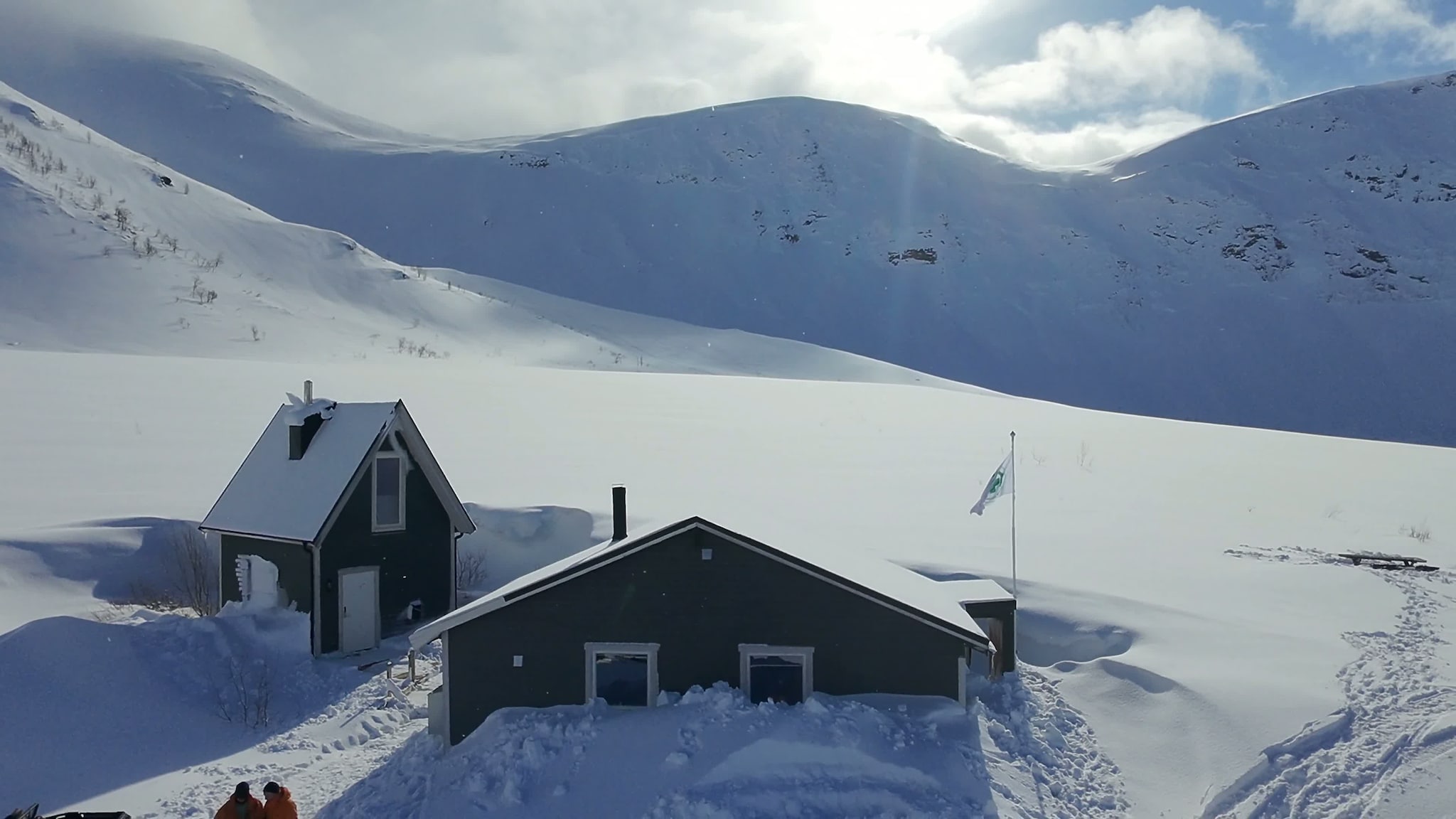 Folkehjelpshytta påskeidyll Folkehjelpa