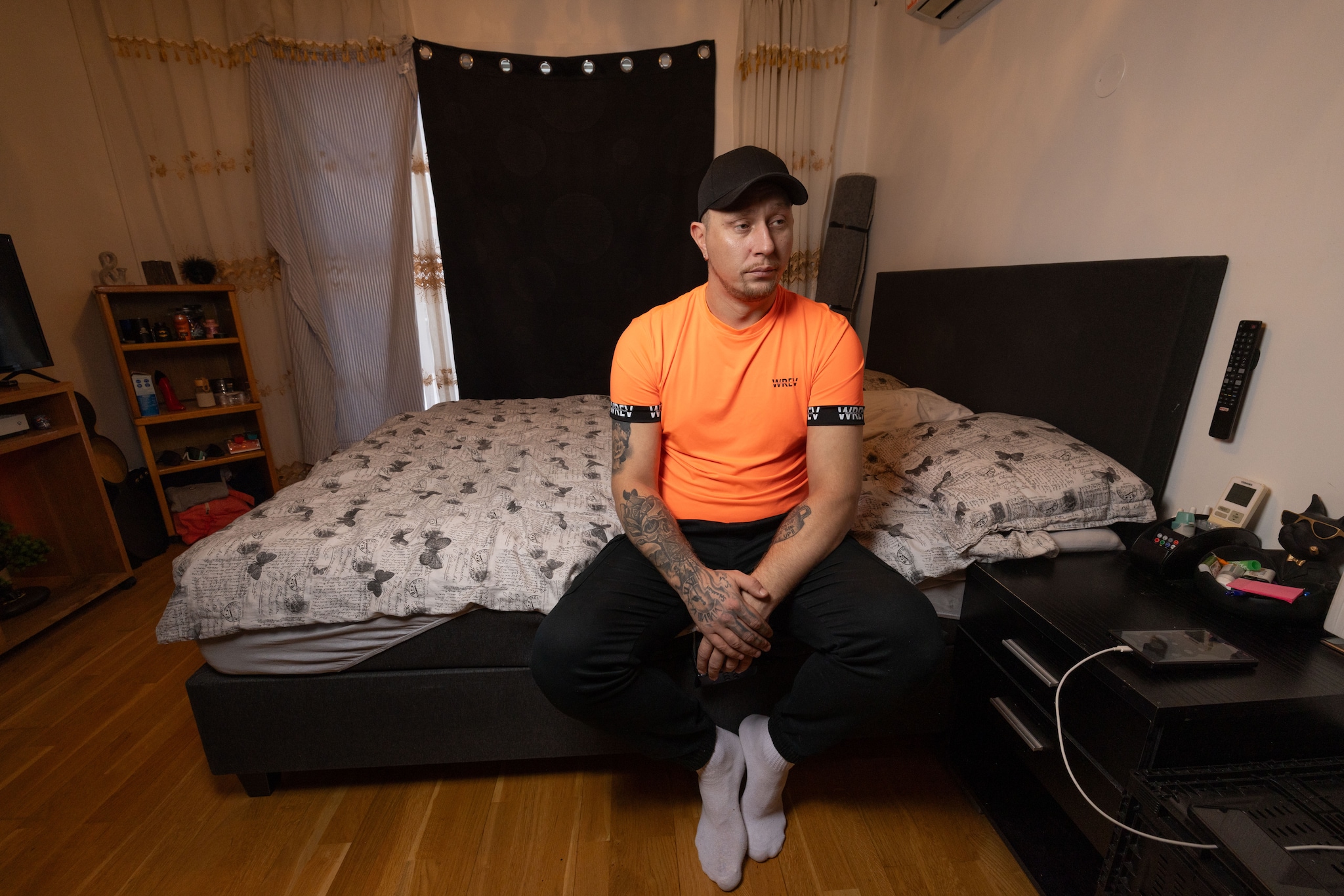 Stian har bodd i nødbolig etter brannen