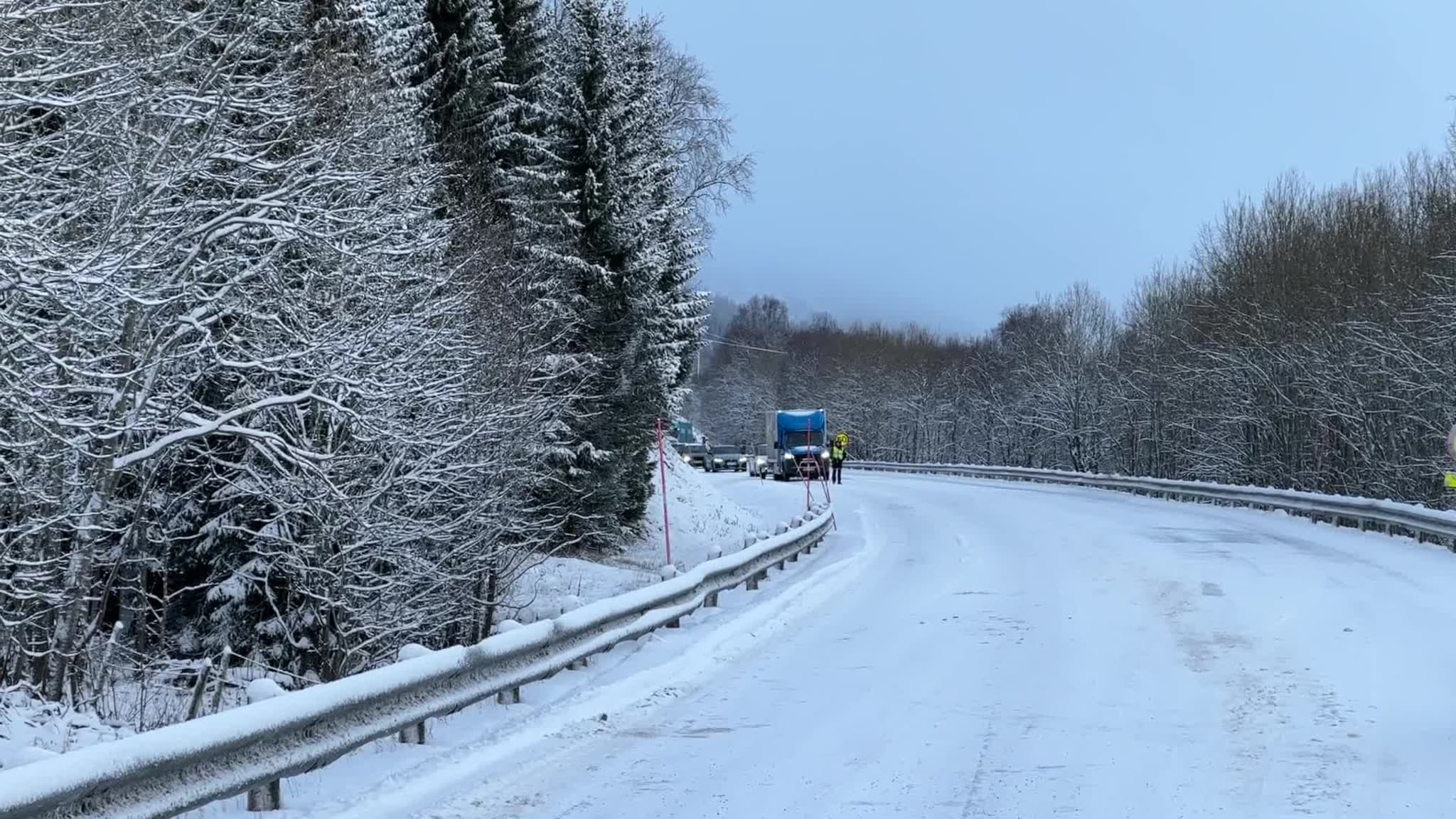 Vogntog i trøbbel på Berg
