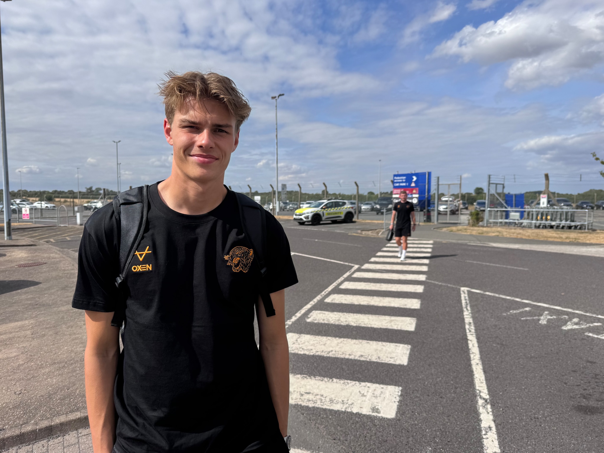 Jens Hjertø-Dahl rett etter å ha blitt klar for Hull City