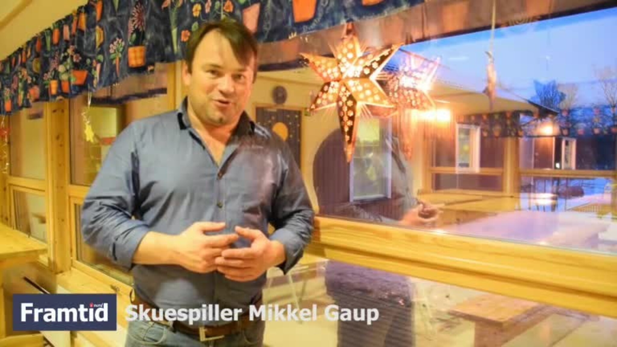 Mikkel Gaup besøker Moan skole