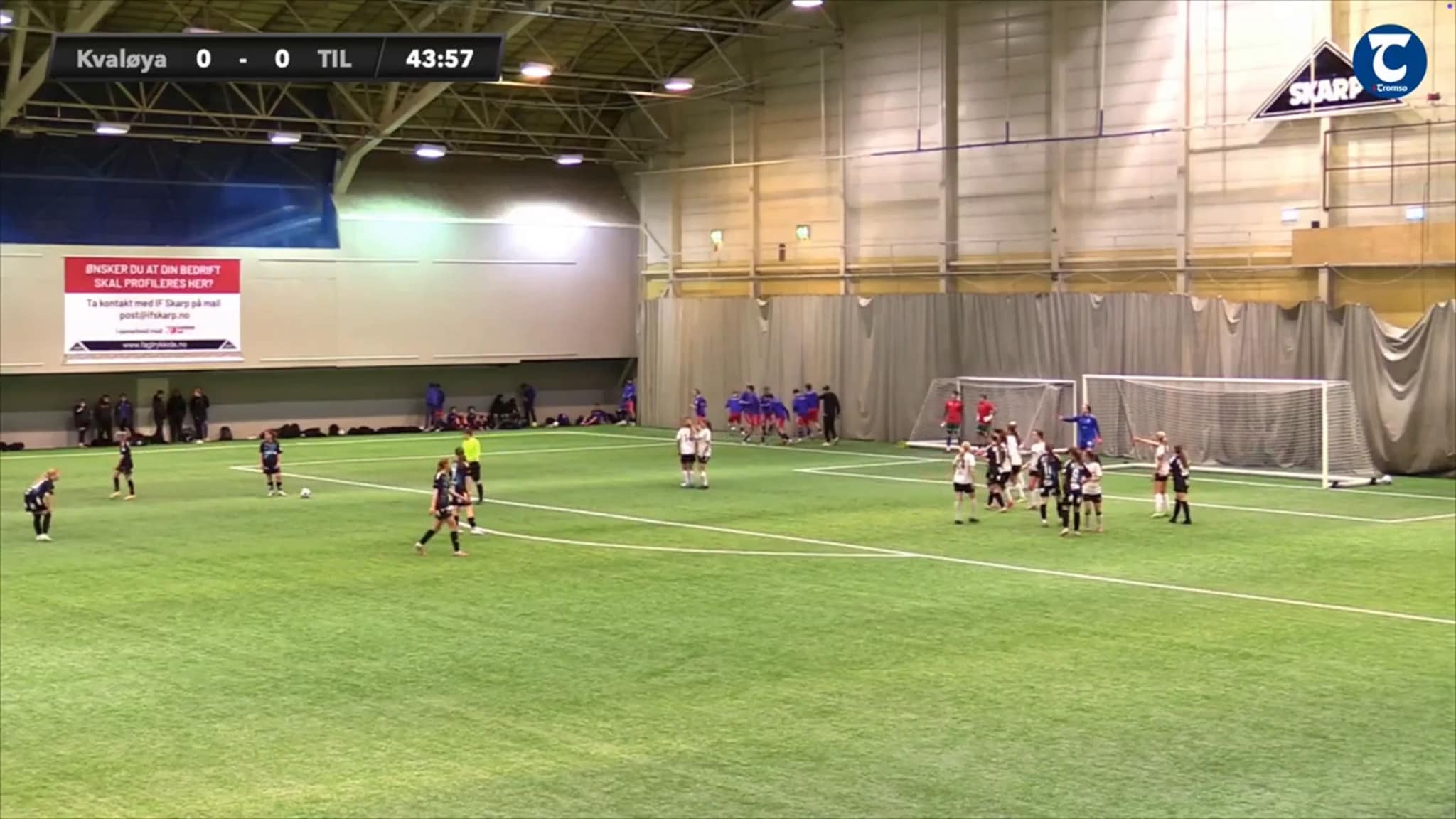 Se målet fra iTromsø-cup lørdag kamp 10, Kvaløya damer-TIL, 0-1