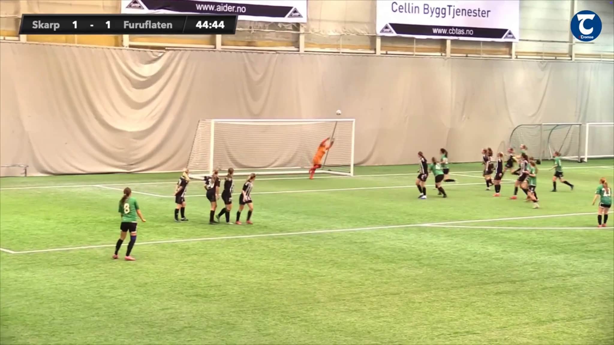 Se målene fra iTromsø-cup lørdag kamp 9, Skarp kvinner-Furuflaten, 1-2