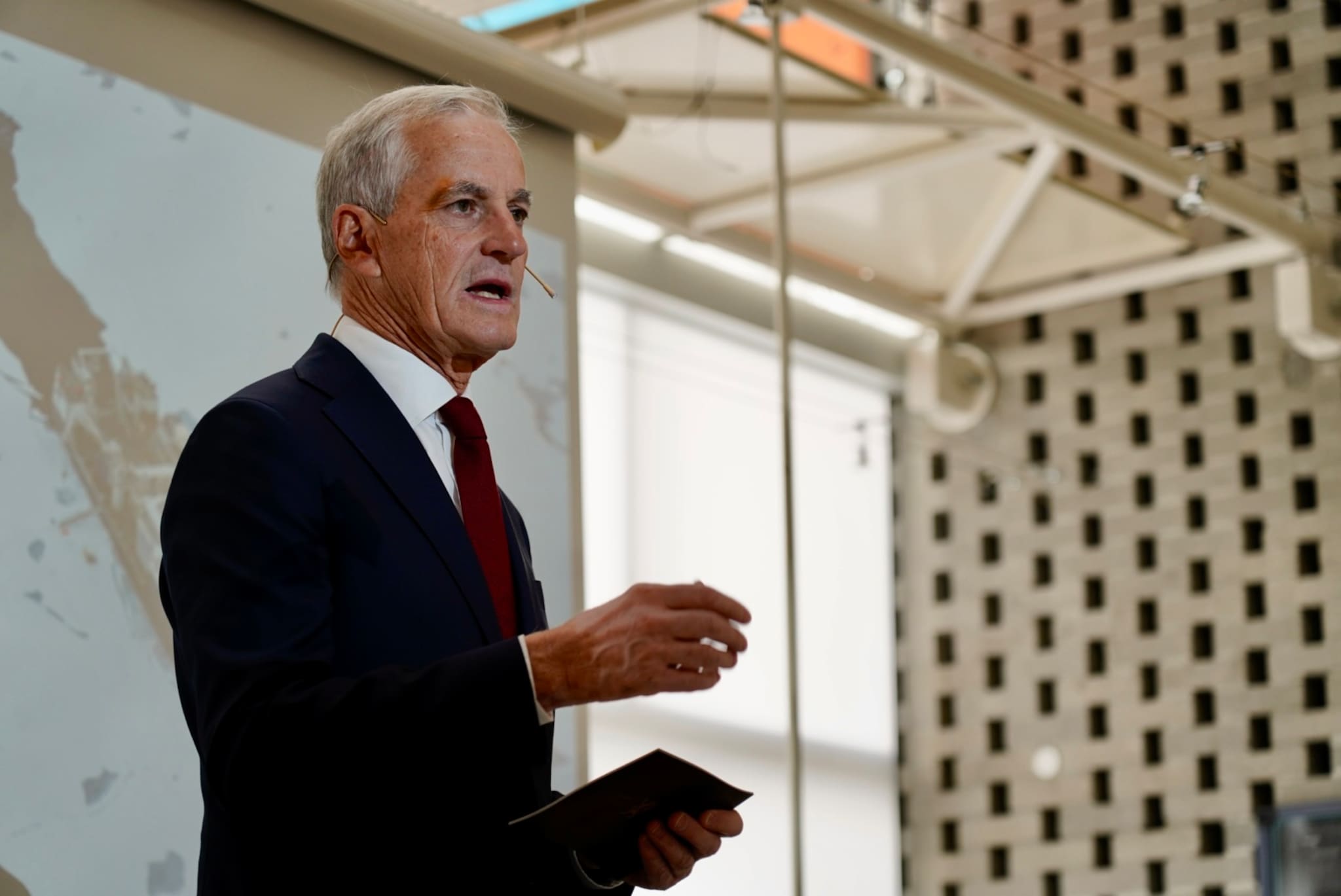 Jonas Gahr Støre pressekonferanse