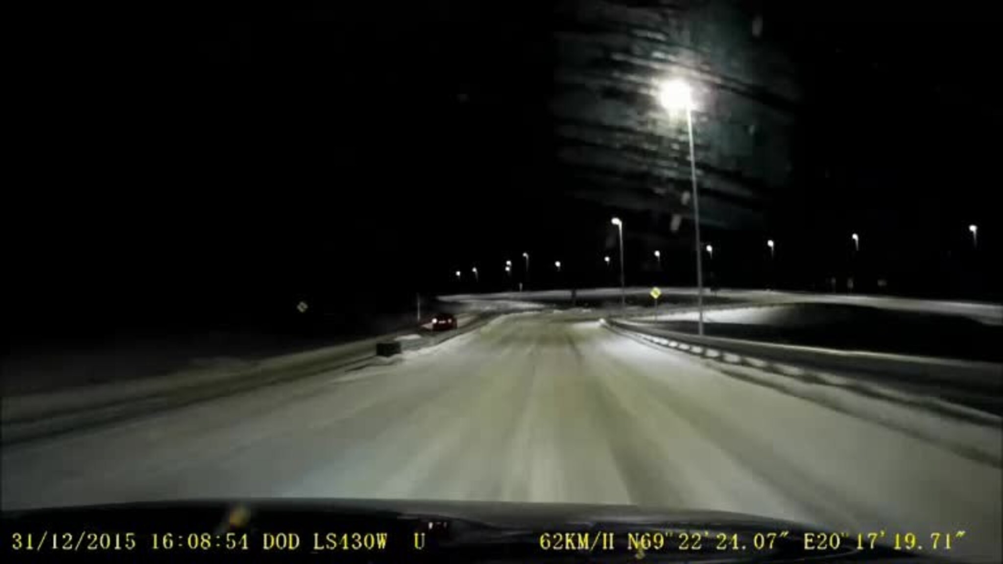Her kjører bilen mot kjøreretningen