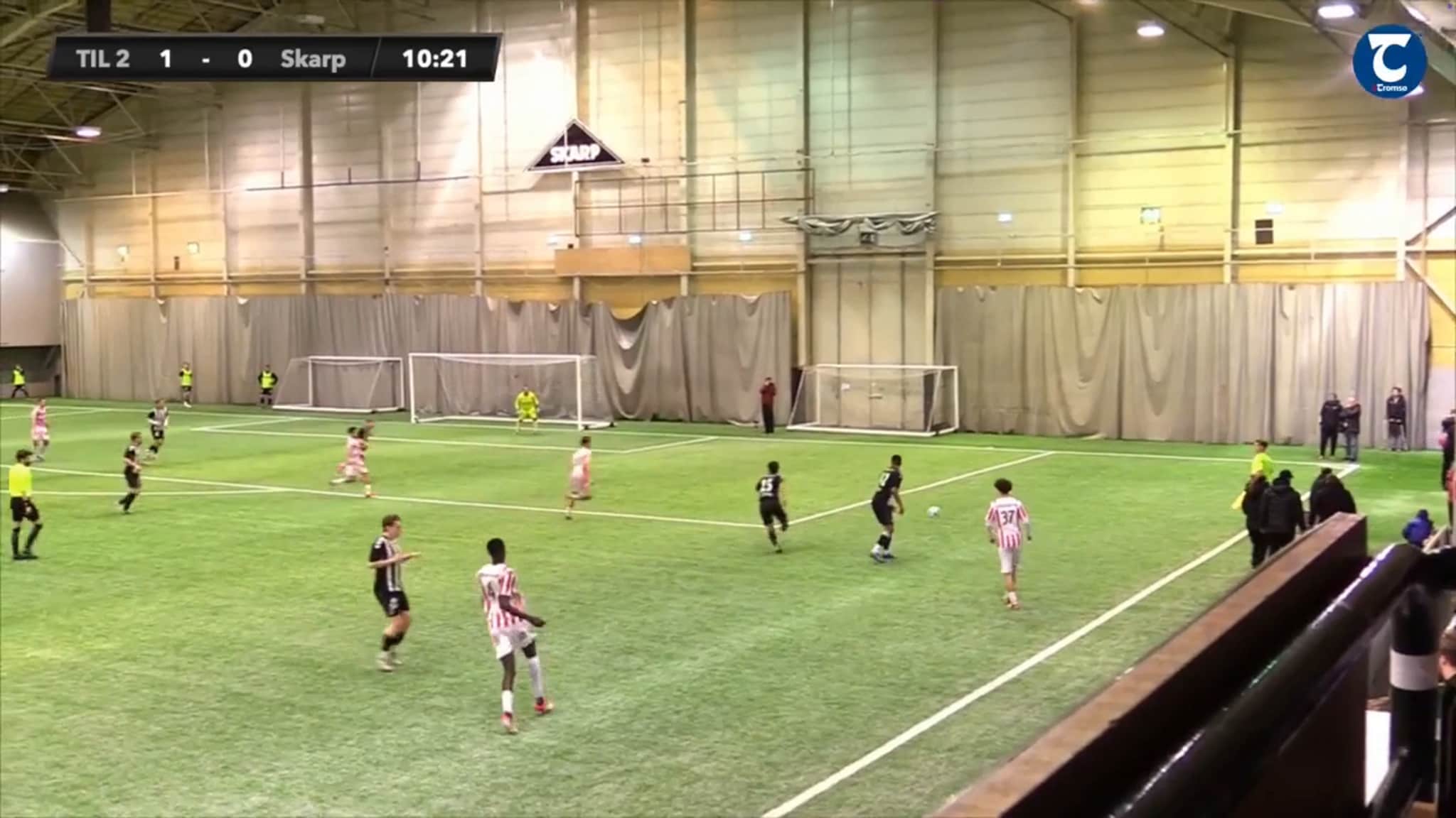 Se målene fra Tromsø-cup søndag finale herrer TIL B - Skarp 7 - 0