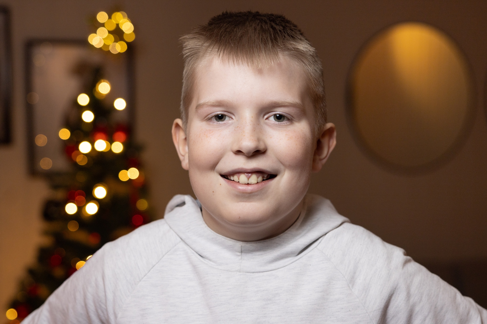 Her blir Herman (10) overrasket