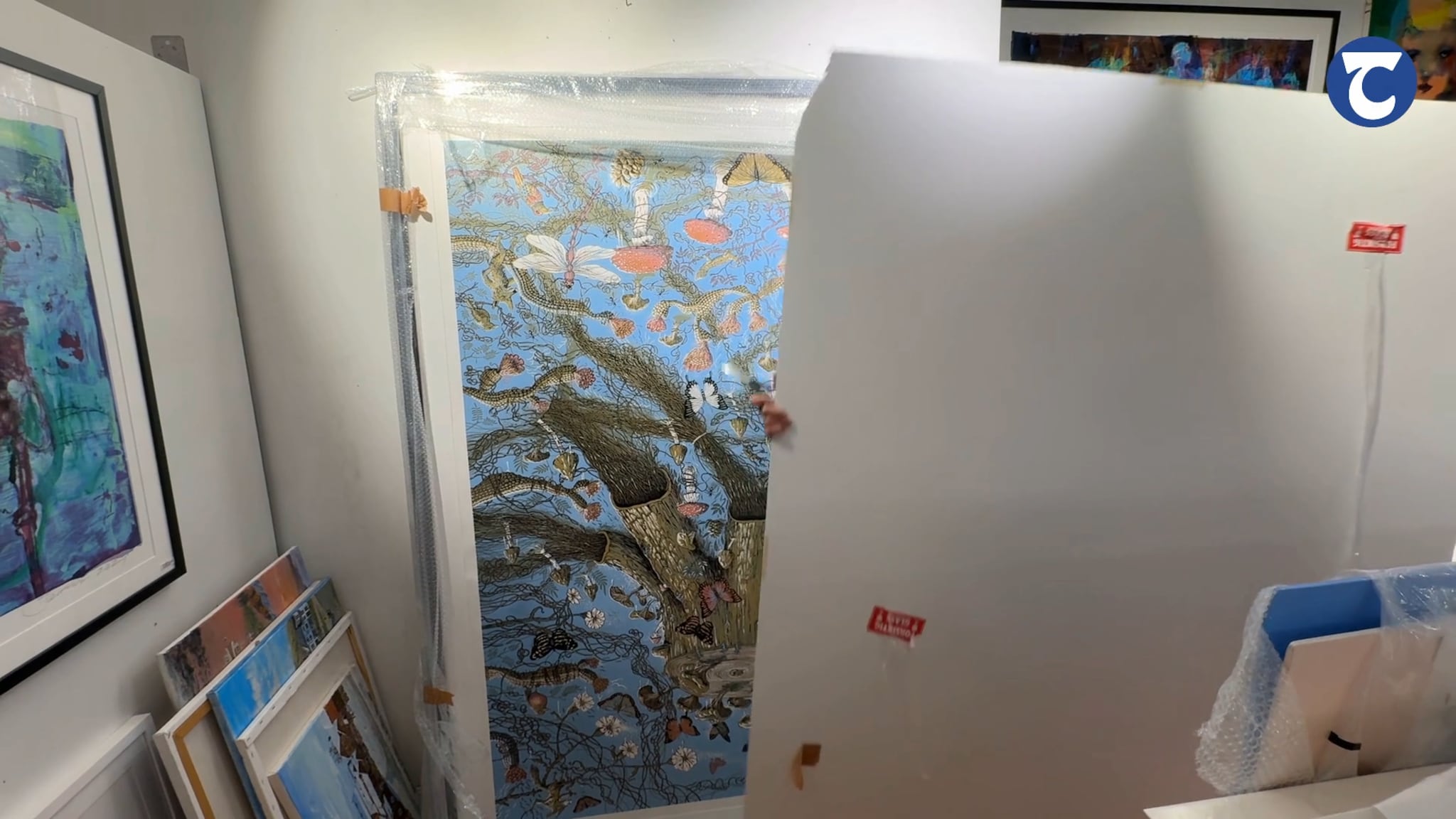 Her får Hilde sett mesterverket for første gang