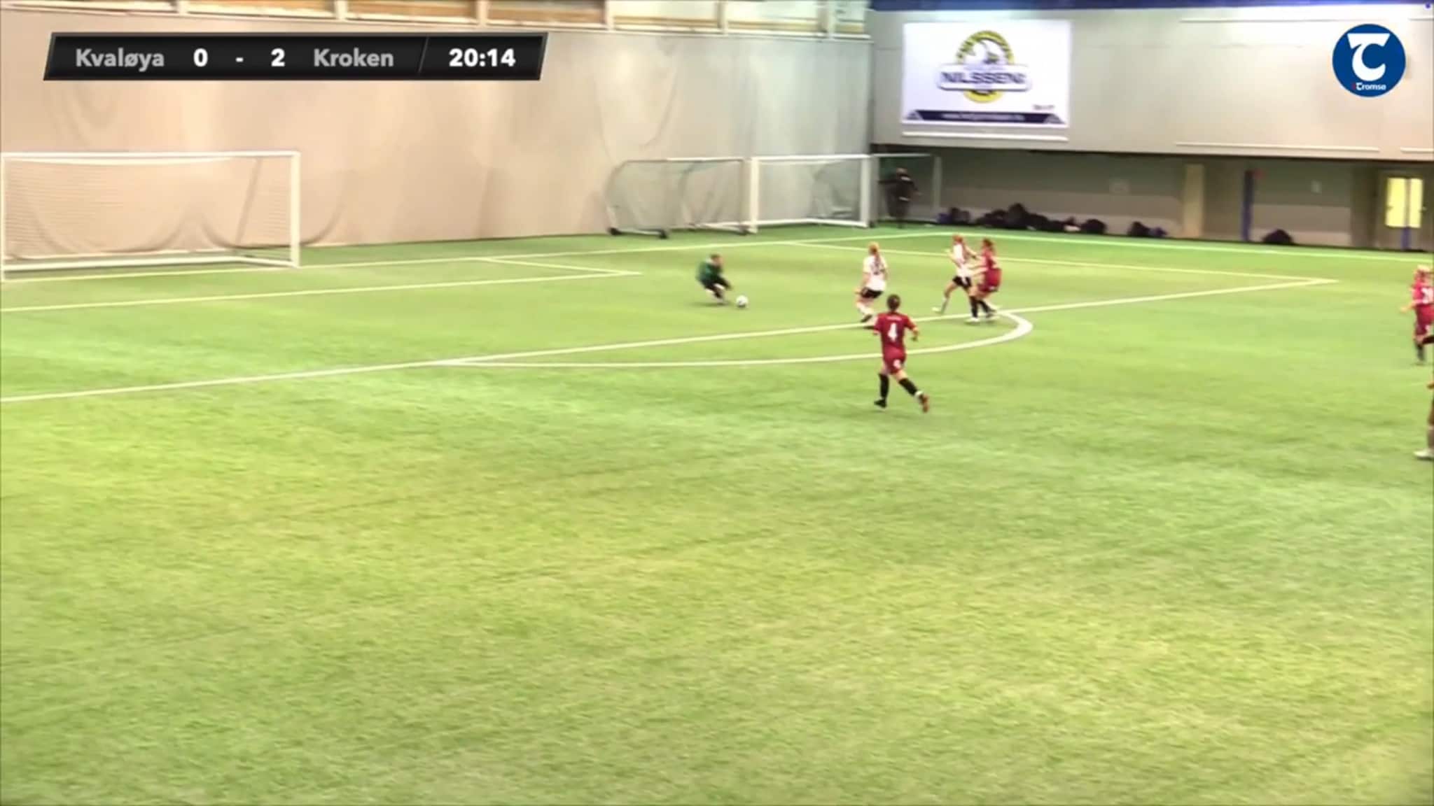 Se målene fra iTromsø-cup lørdag kamp 16 Kvaløya - Krokelvdalen, 1 - 3.