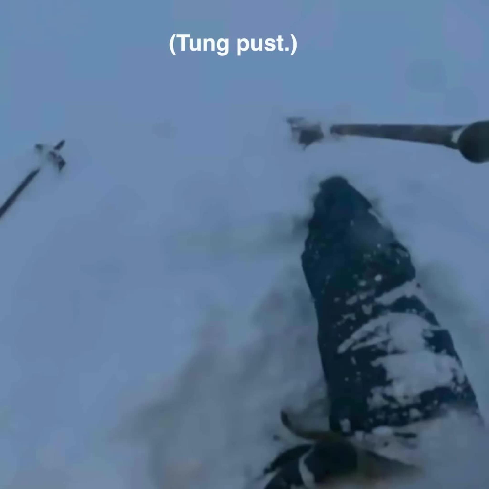 Tatt av skred på Kvaløya