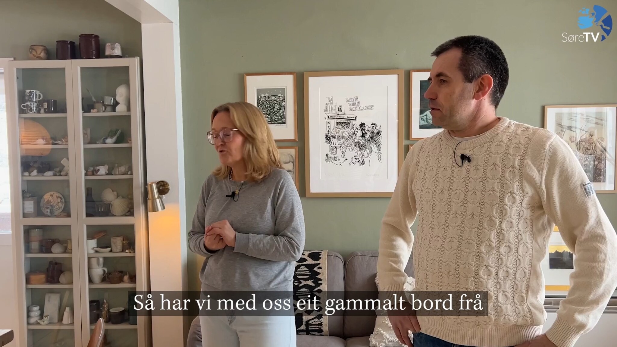 Bli med inn til Beate og Runar