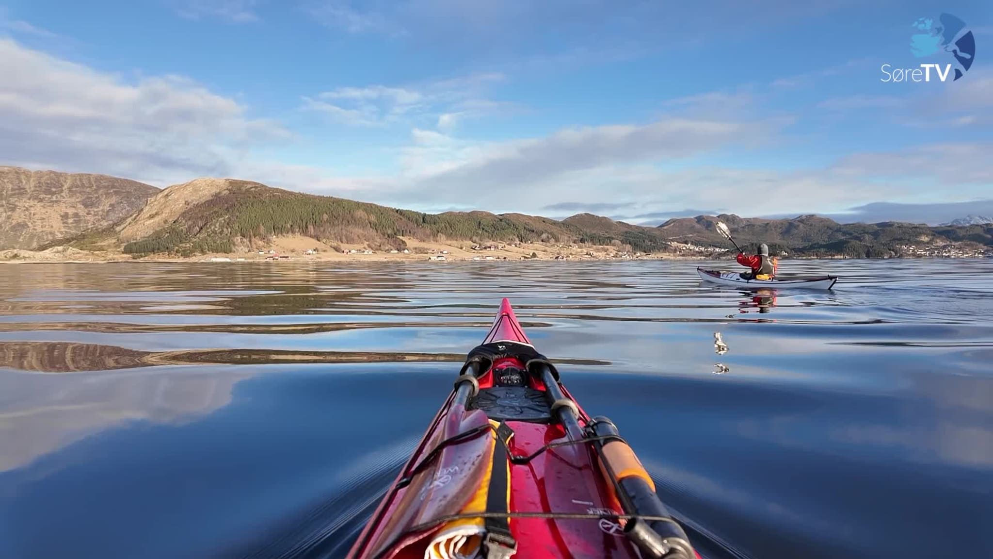 Sjå silkeføret på fjorden
