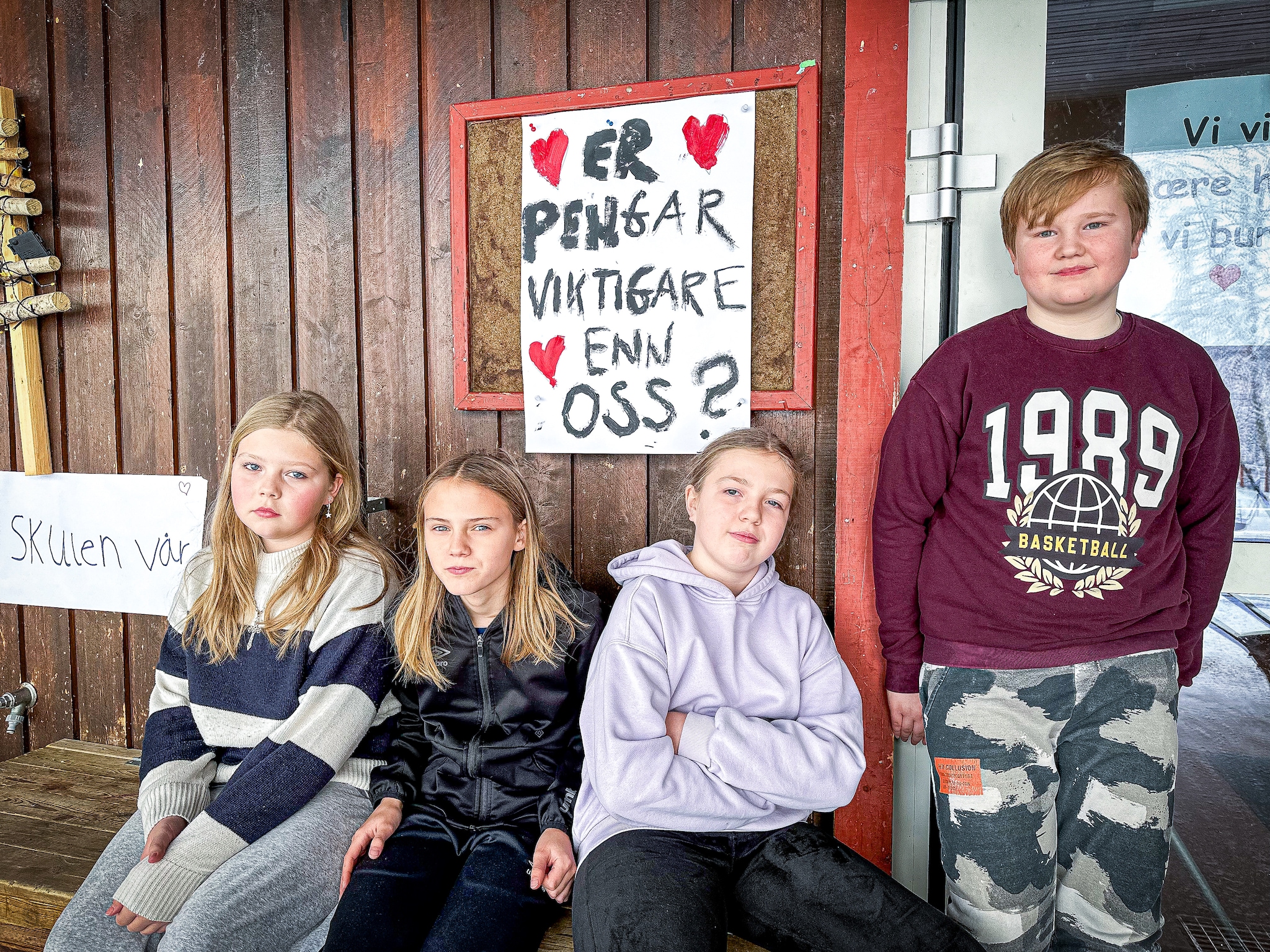 Slår ring om skulen sin