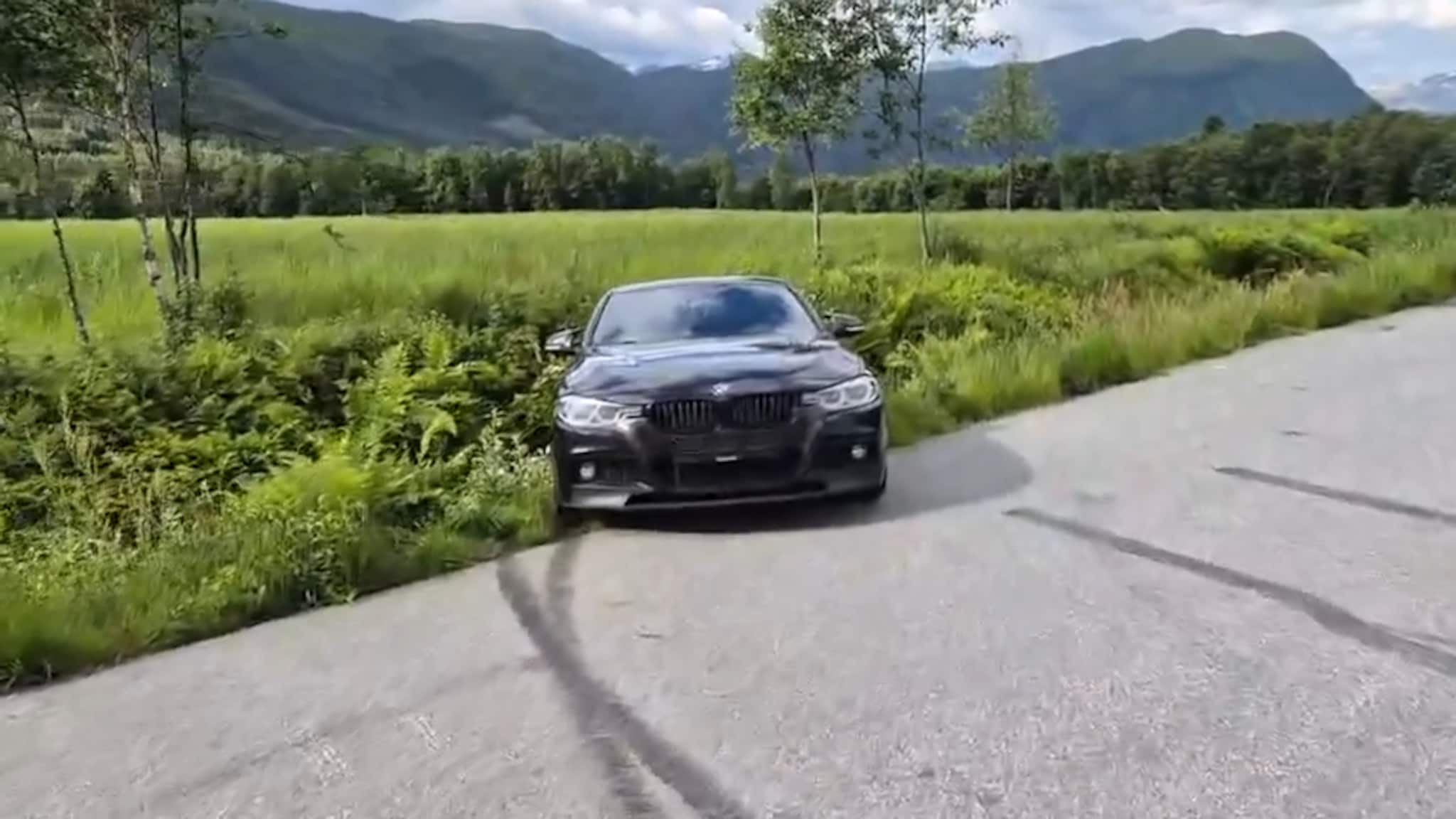 BMW utfor vegen