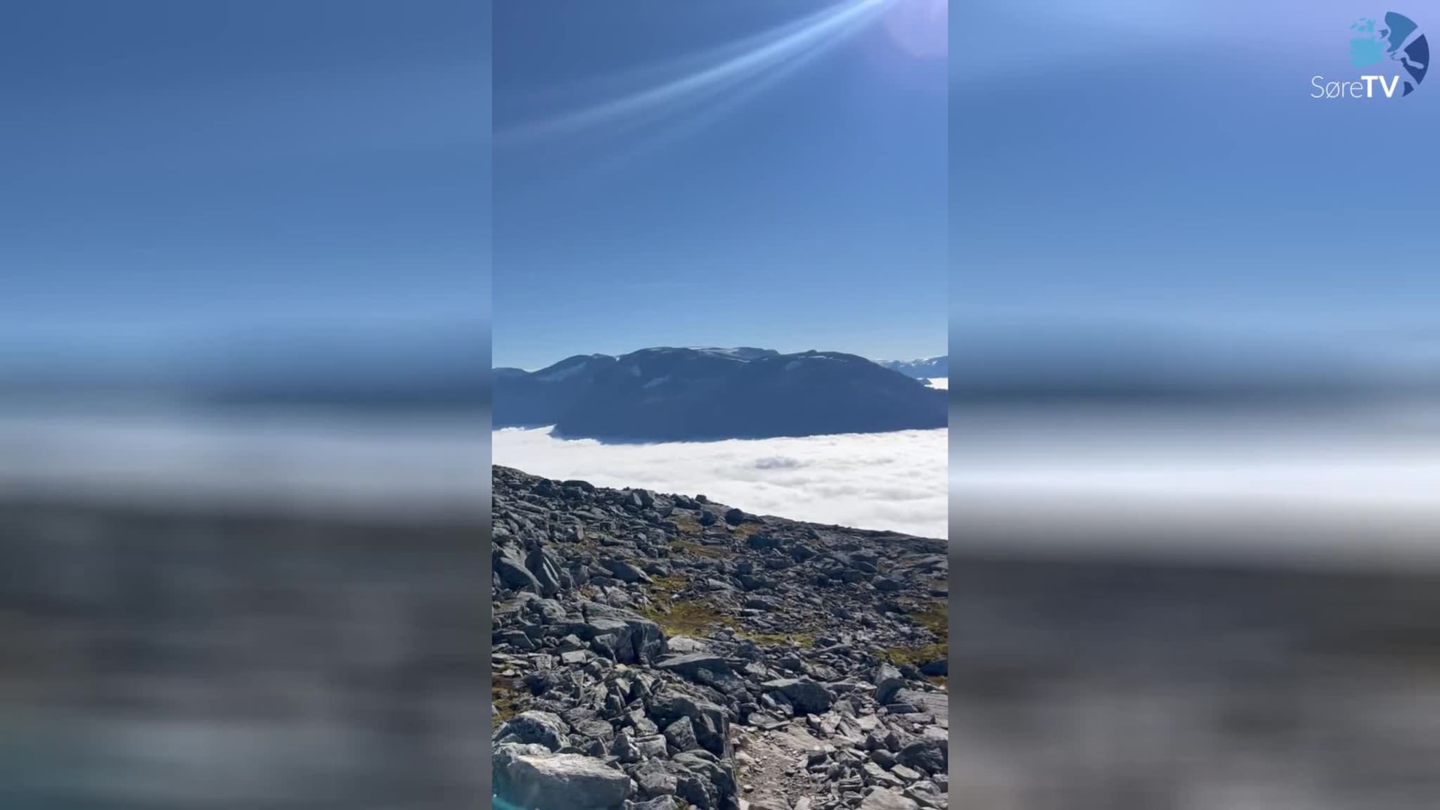 På fjelltur over skyene