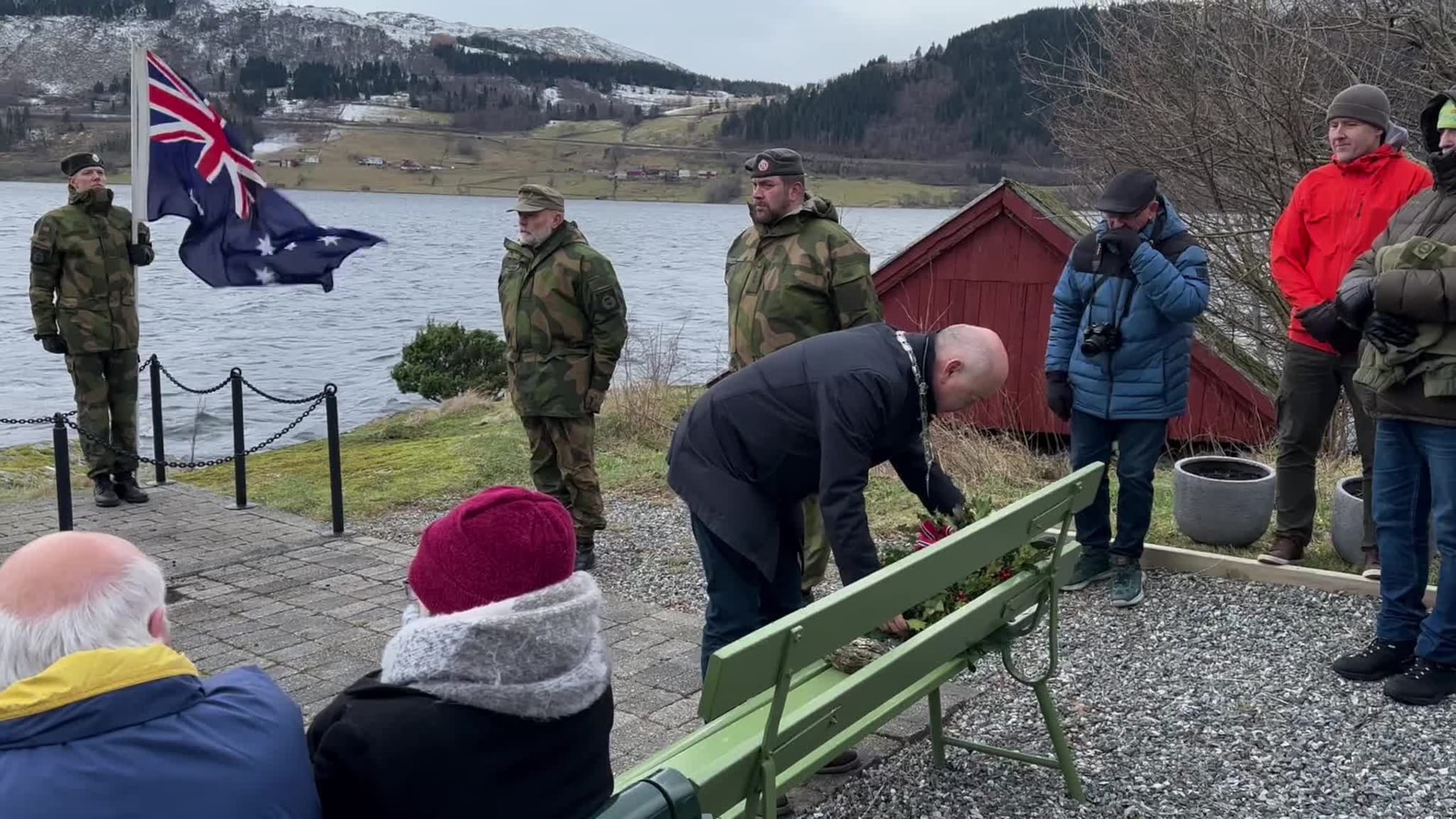 80-årsmarkering av flyangrep i Ørstafjorden
