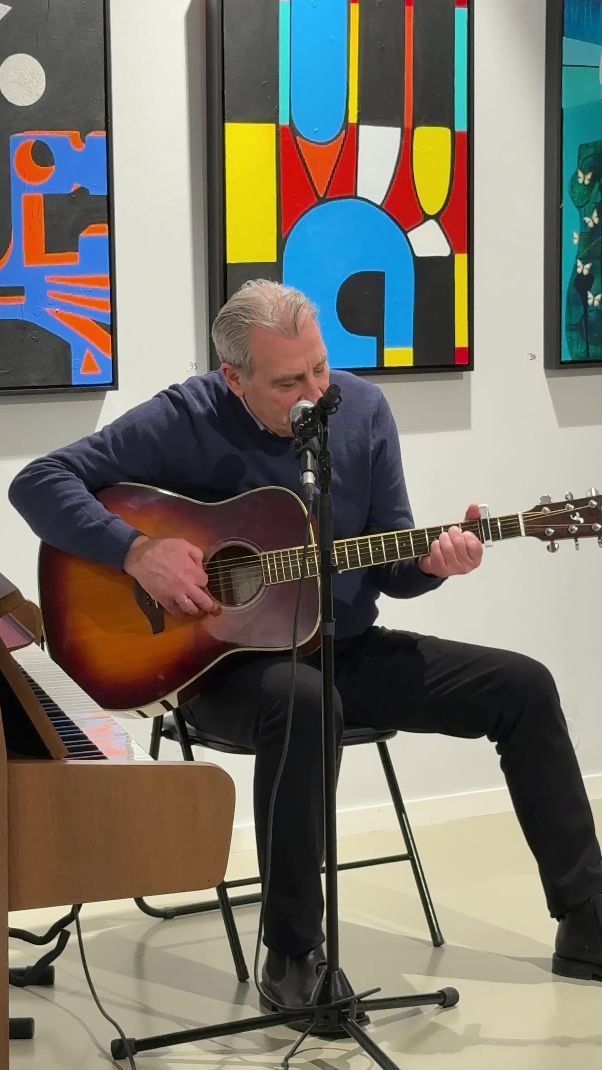 "There's a lot of strange things hanging up on the wall"