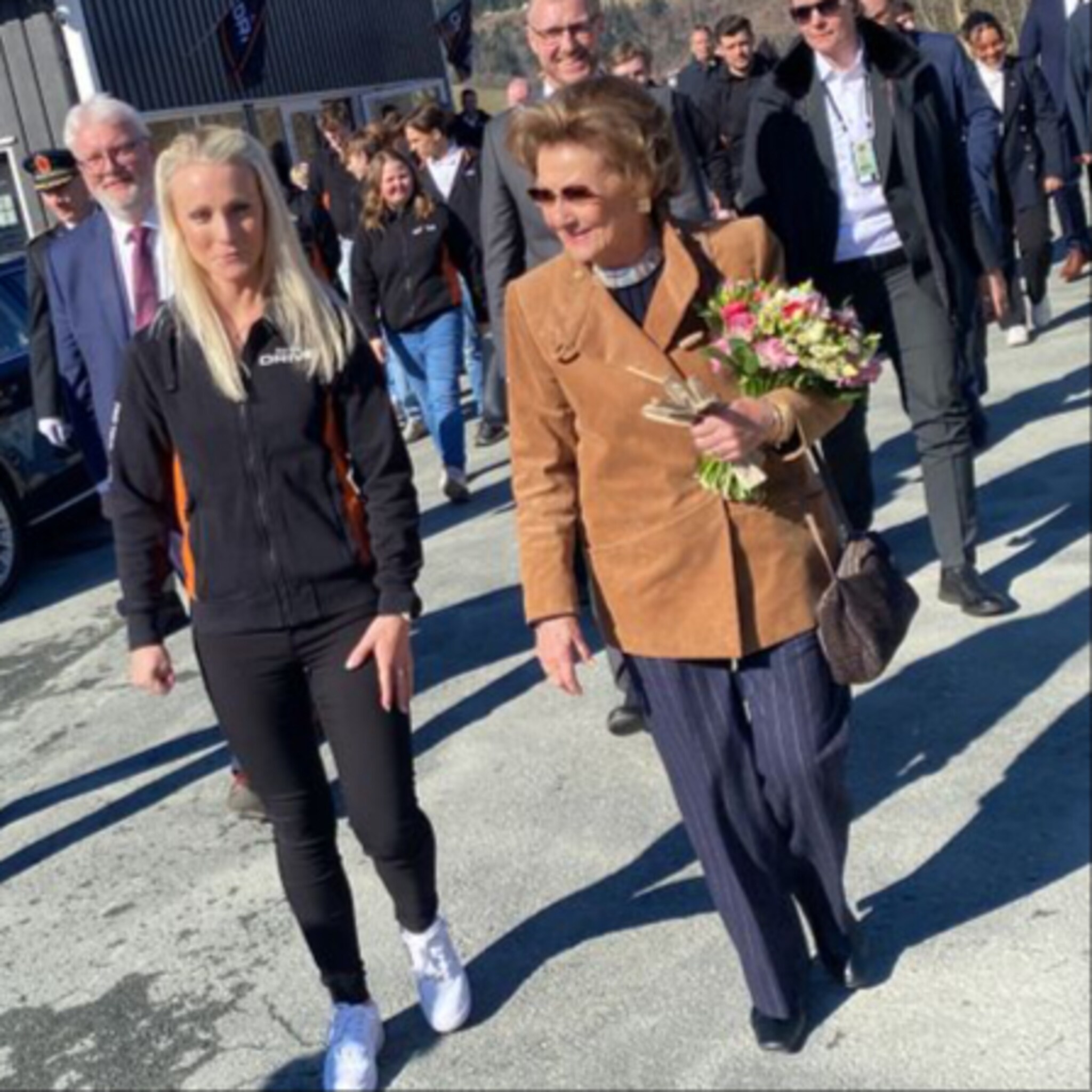 Dronning Sonja i Skaun