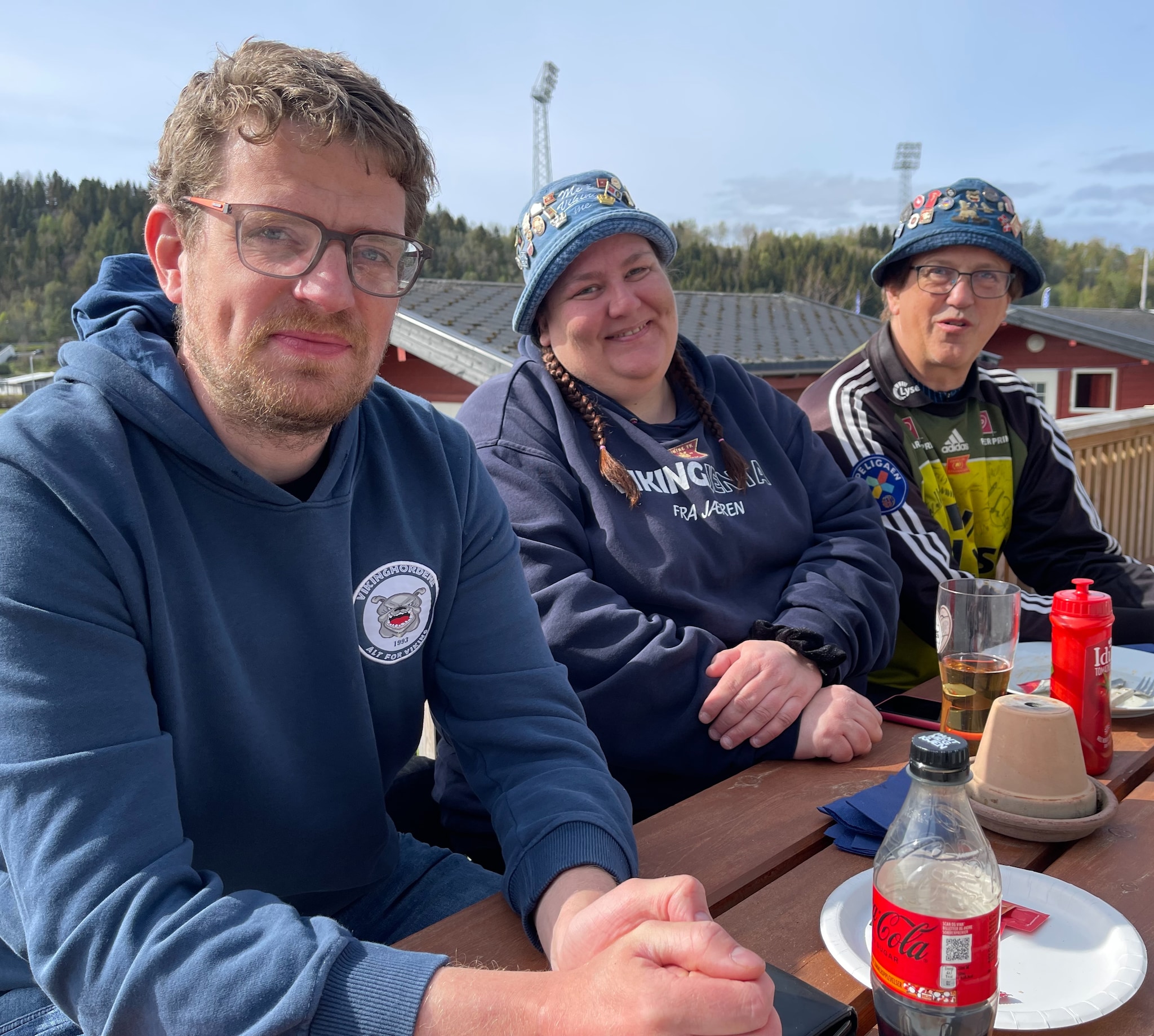 Supportere fra Viking før cupkampen