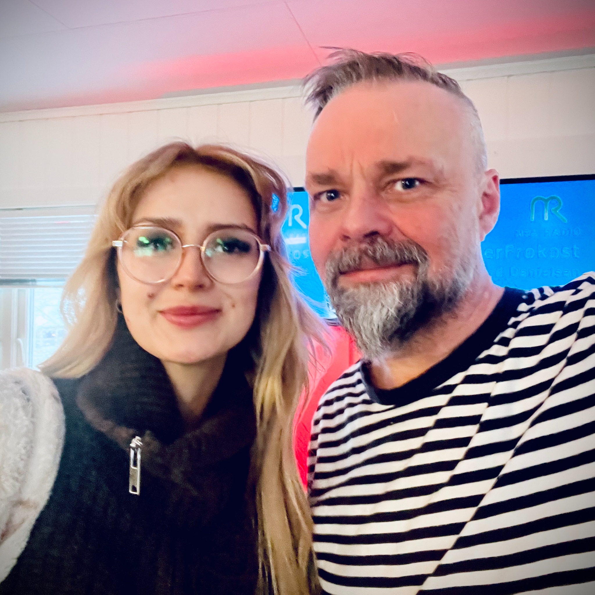 Erika og Baard prater om ting og tang.... og Talentjakten