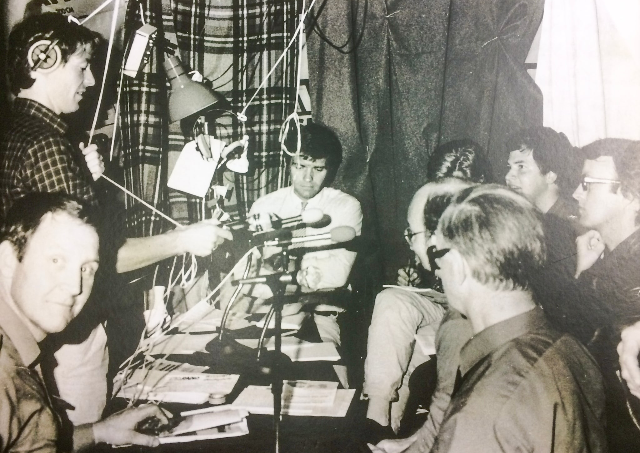 Fra aller første sending på Nea Radio for 40 år siden