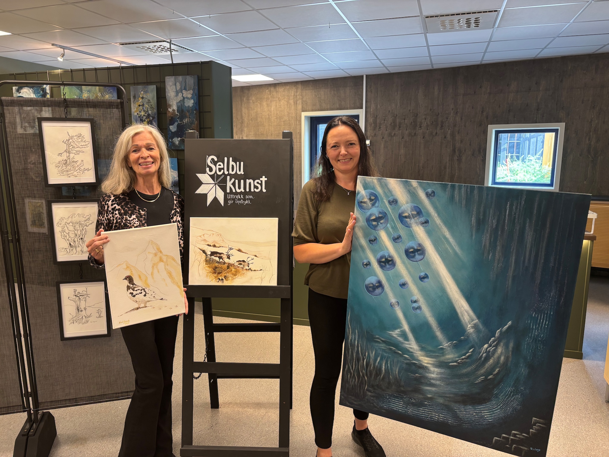 Selbu Kunst åpner kunstbutikk på E-Laget fredag 