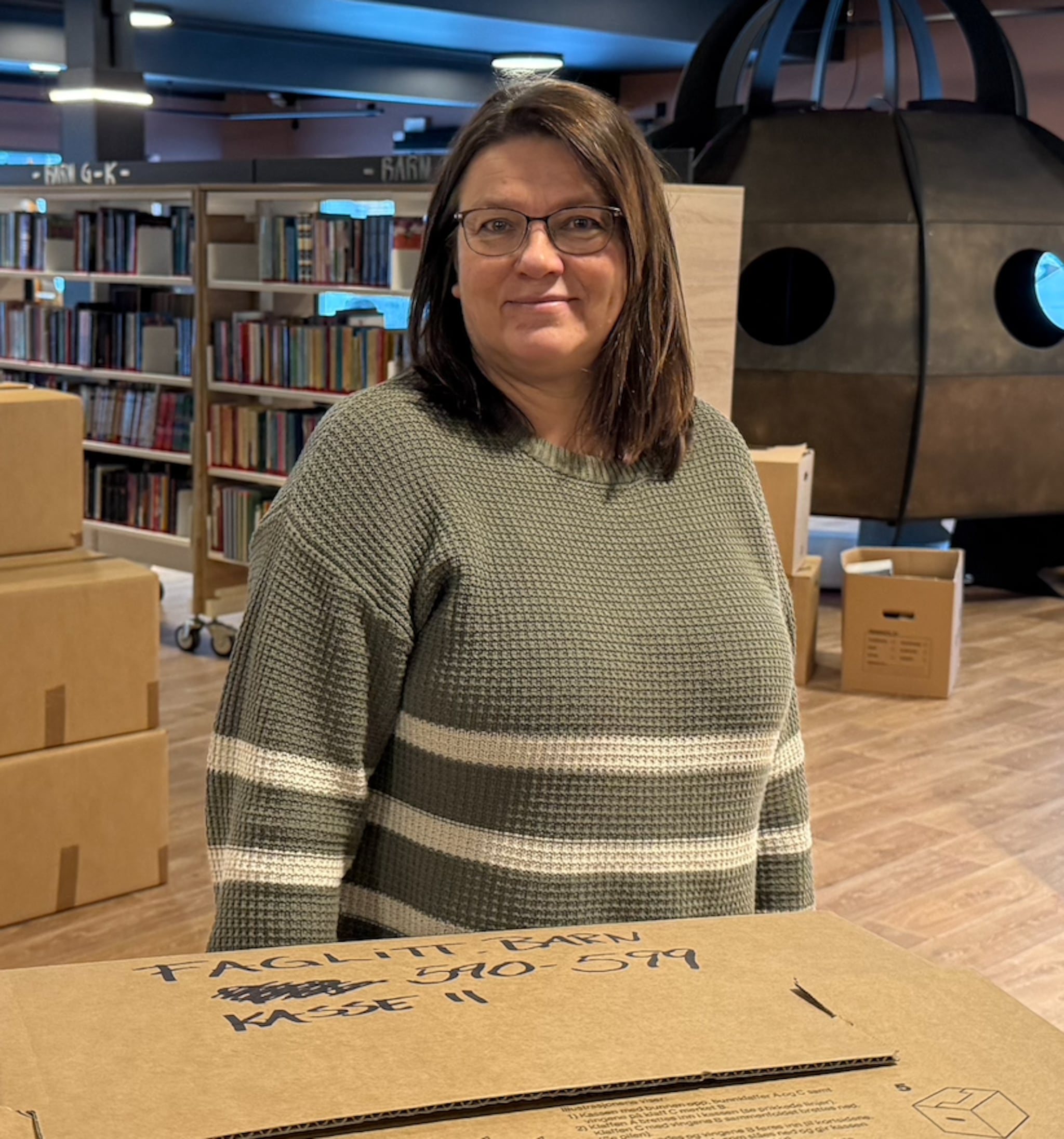 Att og frem er like langt - Biblioteket i Ålen flytter tilbake til E-verkbygget