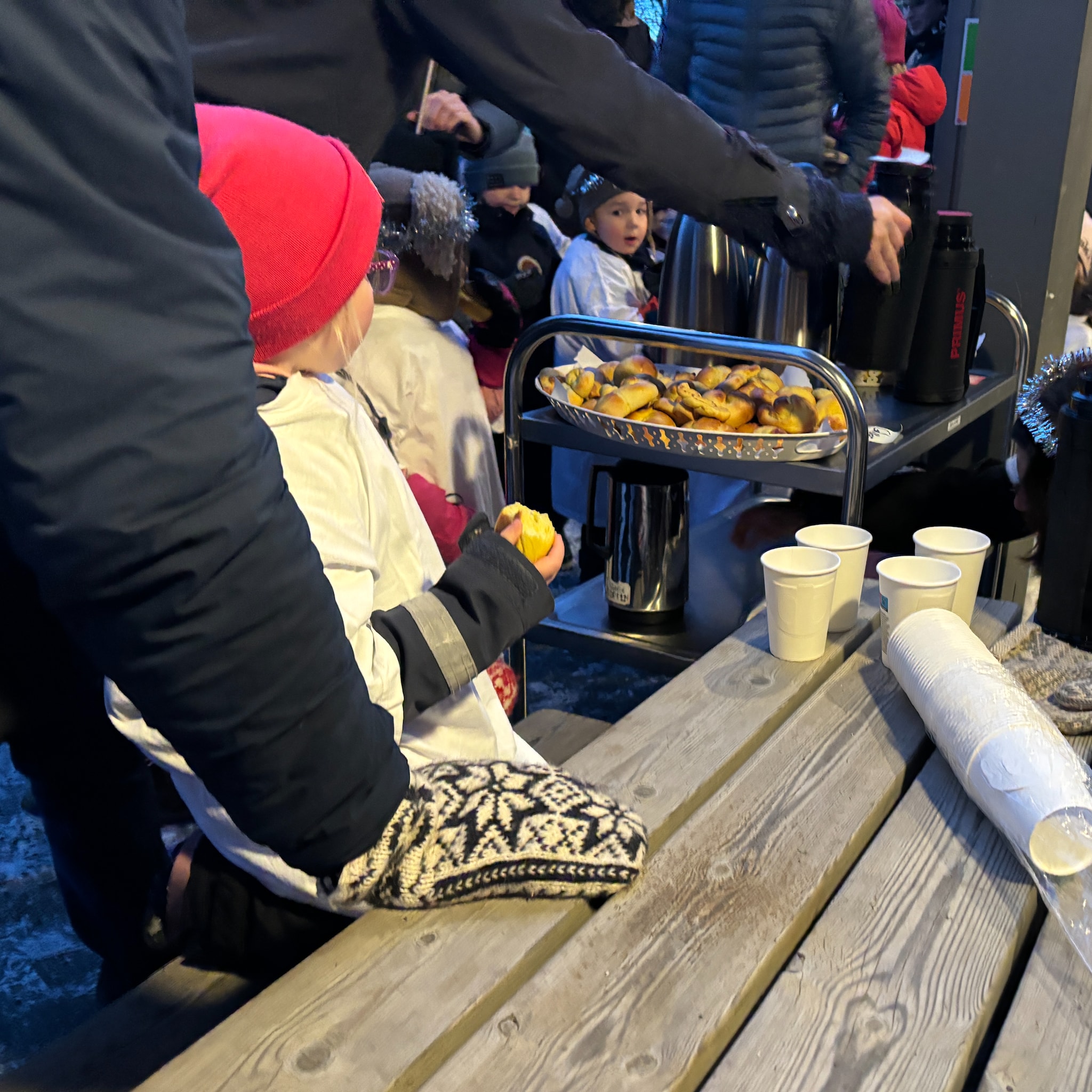 Lucia-feiring ved Kvellohaugen barnehage