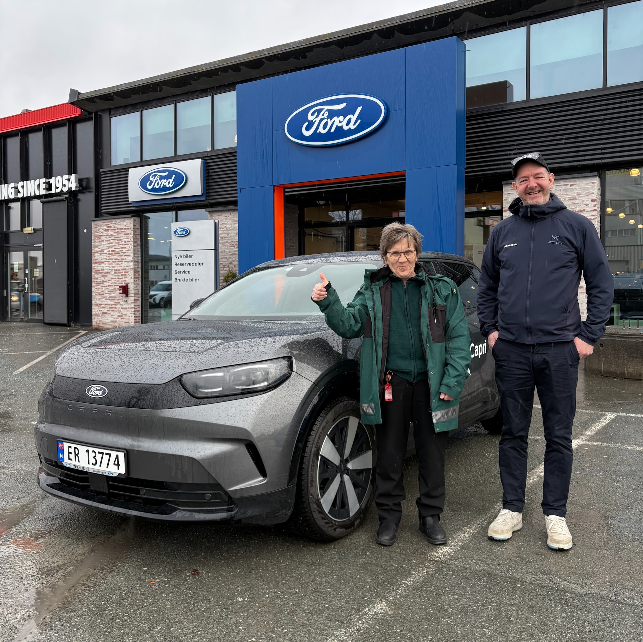 Første vinner av konkurransen Min Første Bil - Norunn Gunnes