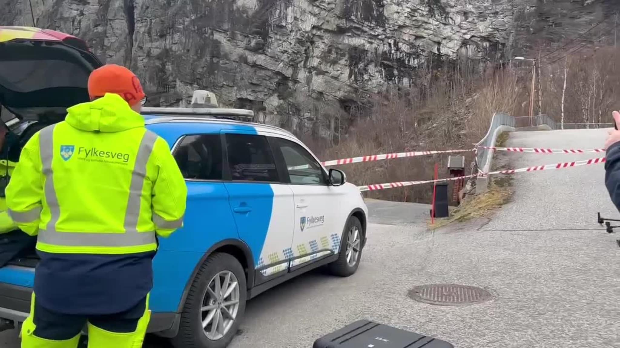 Drone i Geiranger