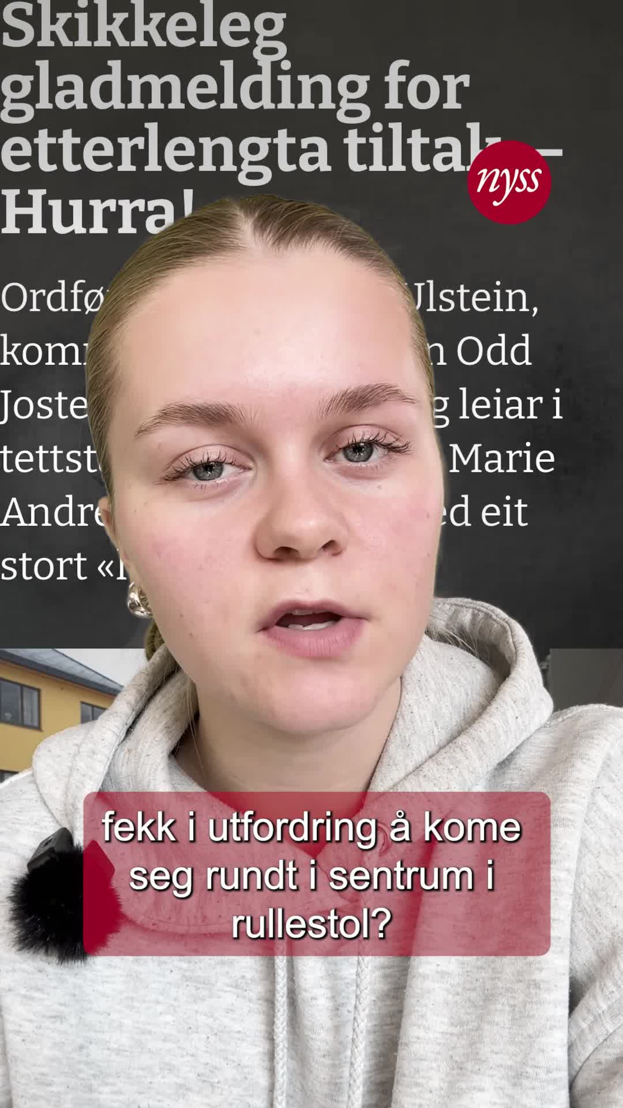 Gladmelding for etterlengta tiltak