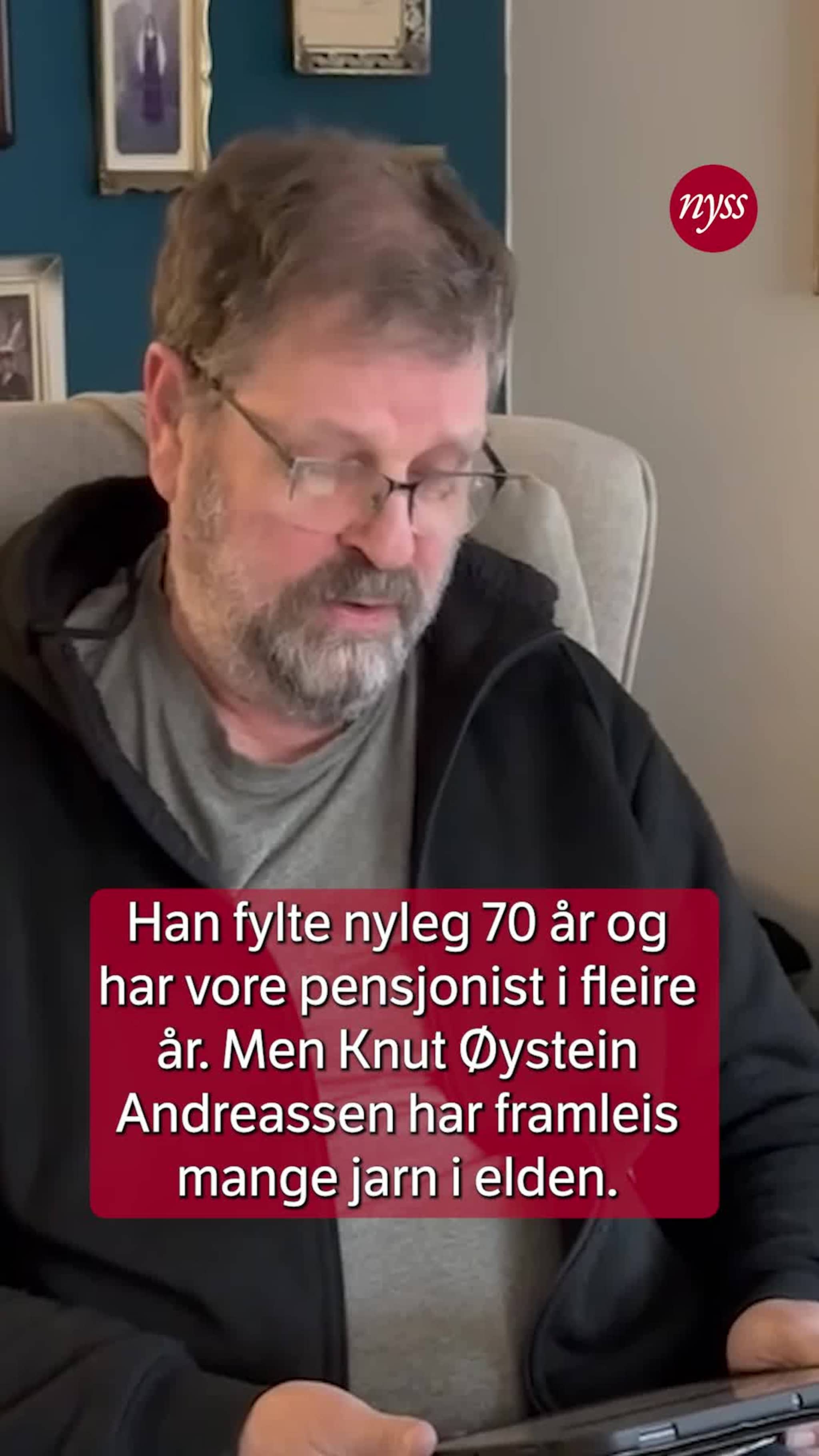 Knut Øystein Andreassen har mange jarn i elden