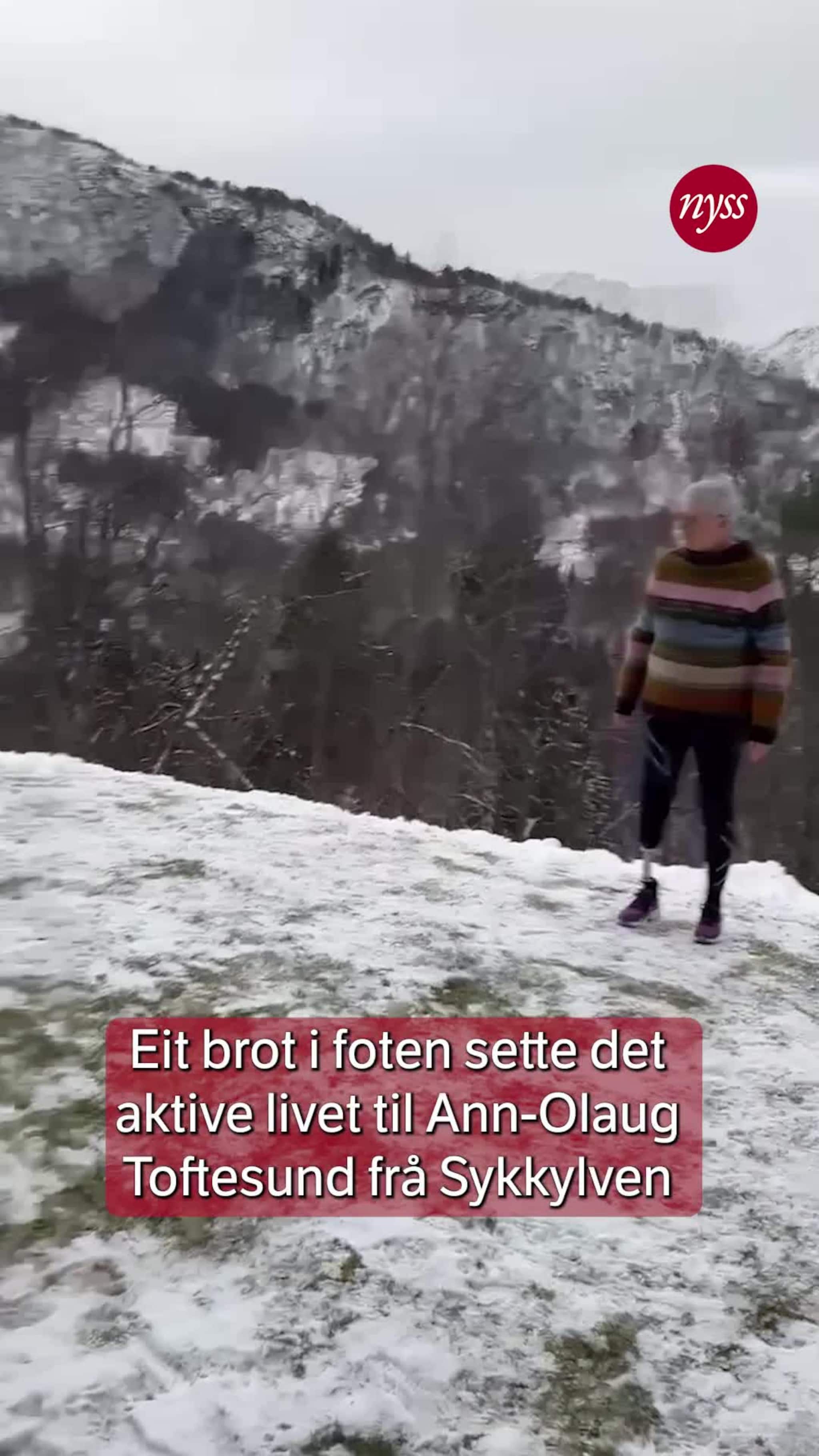 Ann Olaug med protese