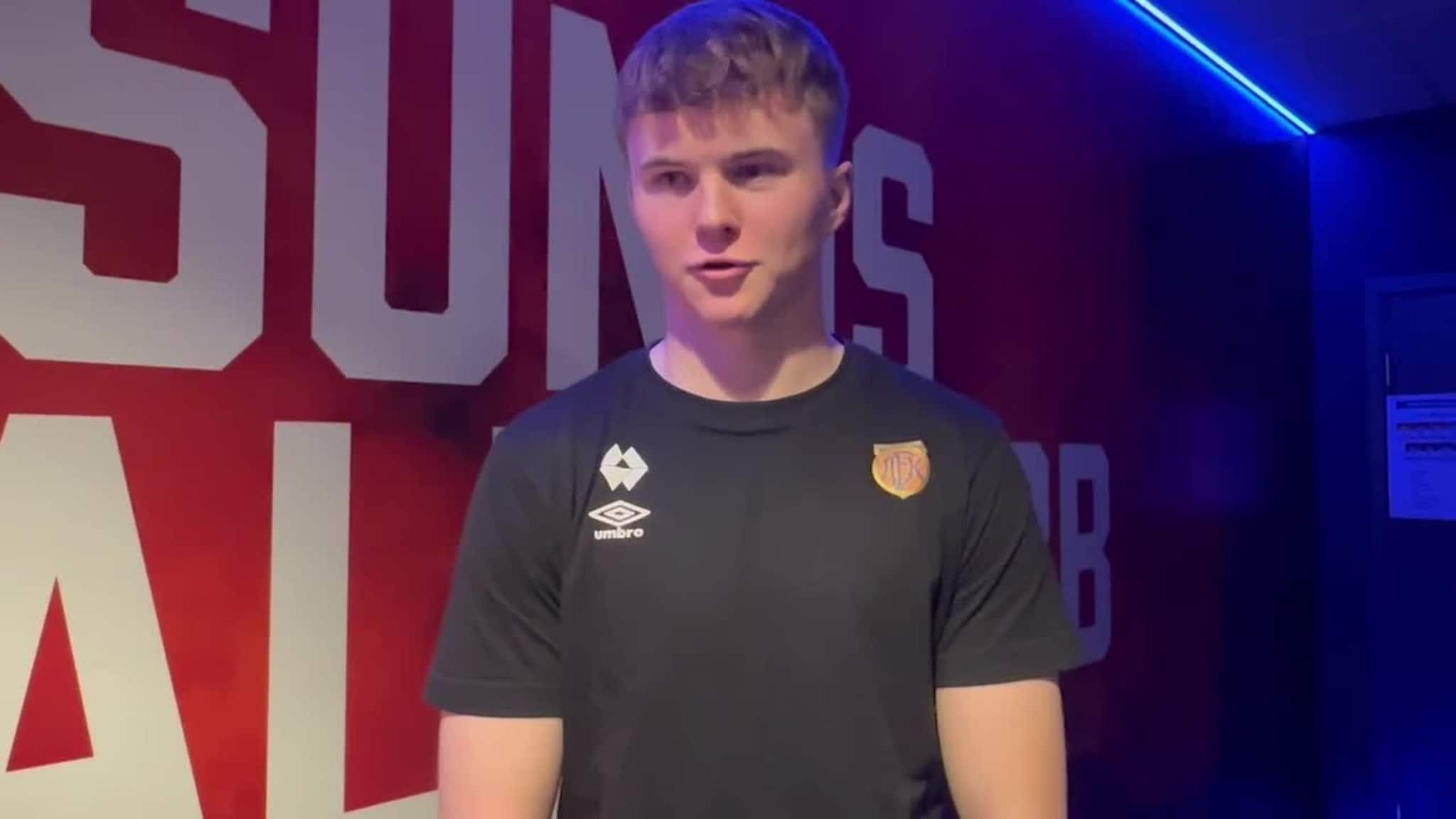 Intervju med Kristian Lonebu etter kampen