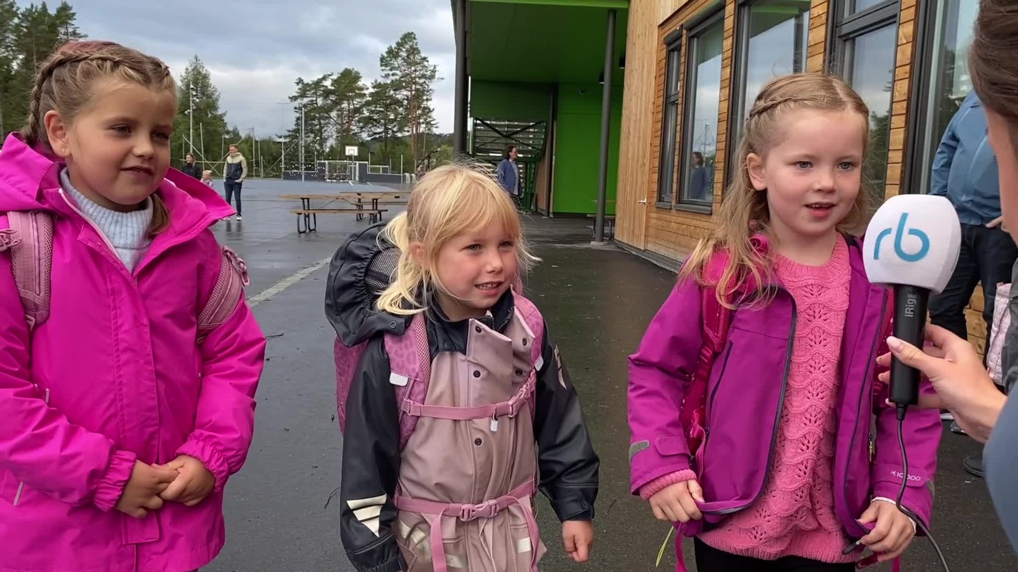Første skole dag på Årølia skole