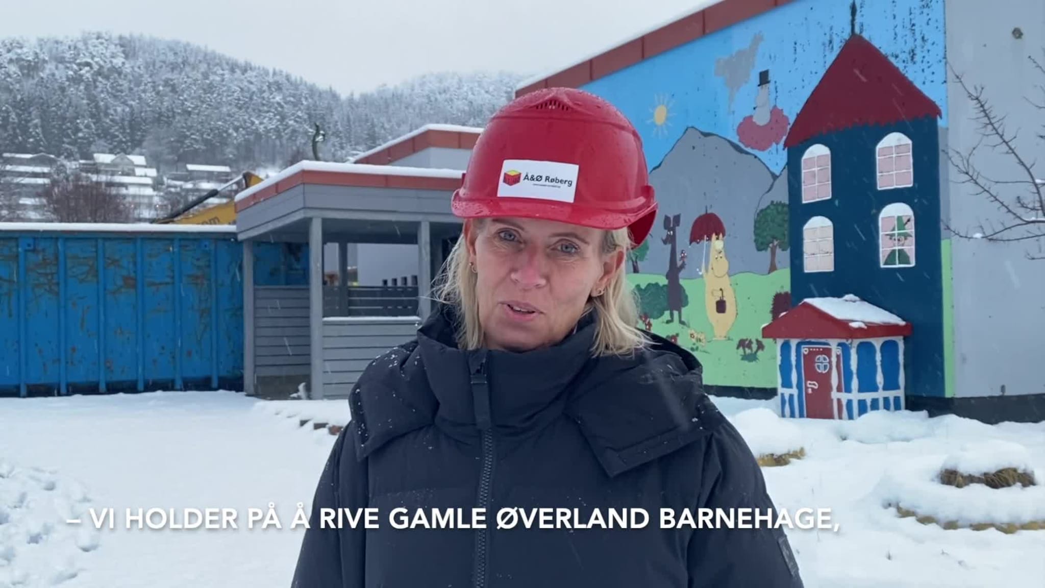 Riving av Øverland barnehage