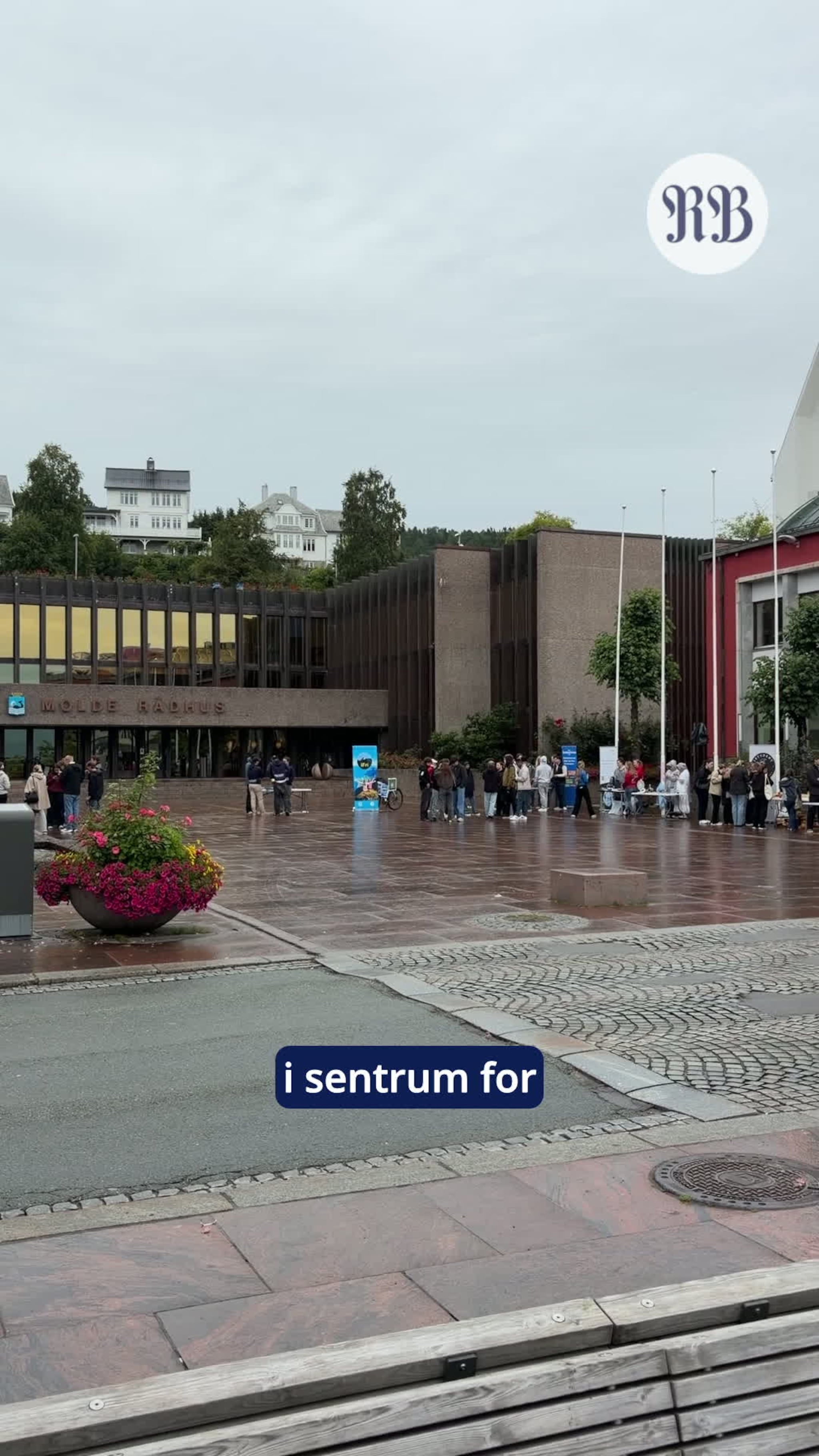 Studentene blir kjent med byen.