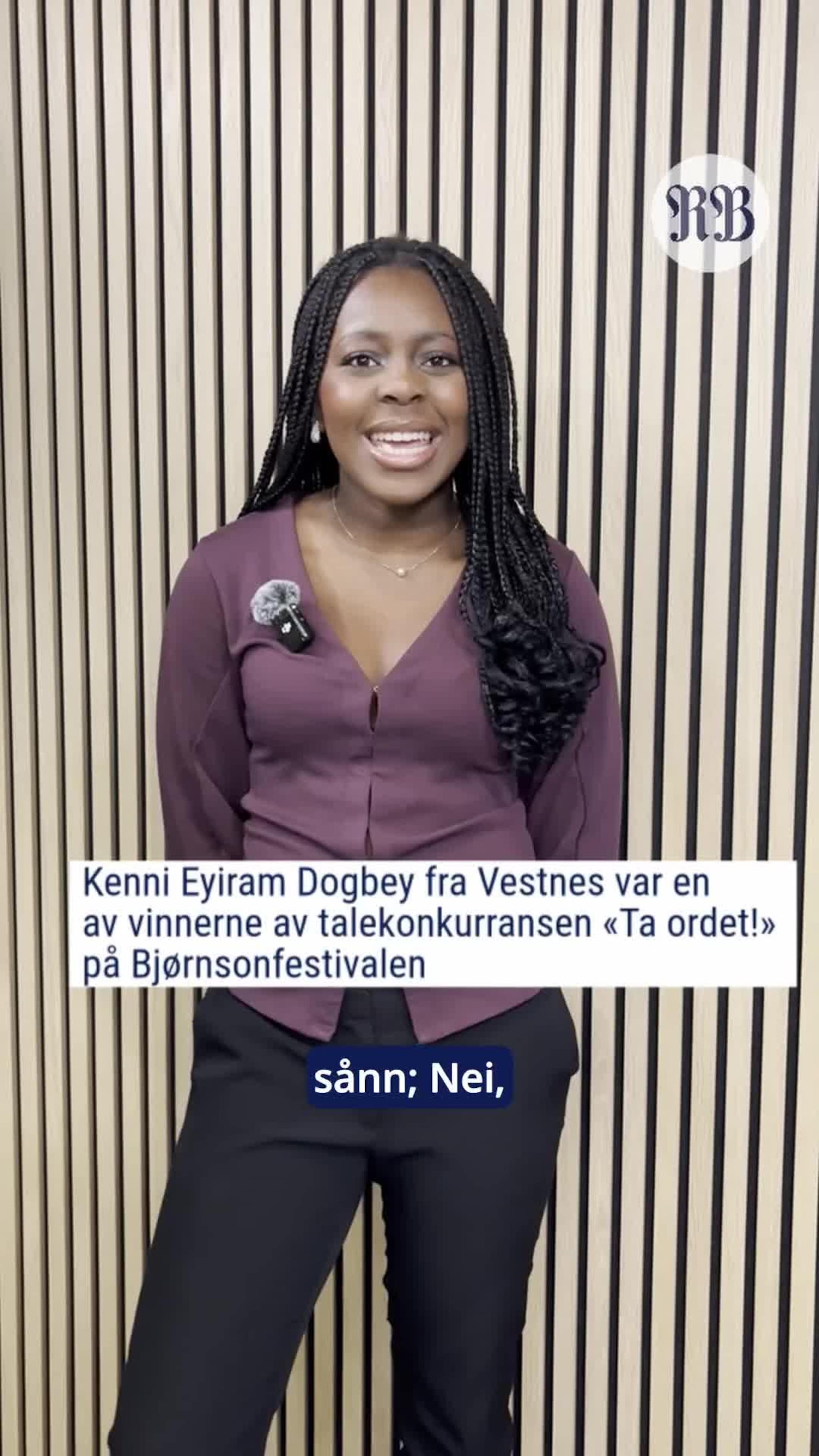 Kenni tok ordet og vant