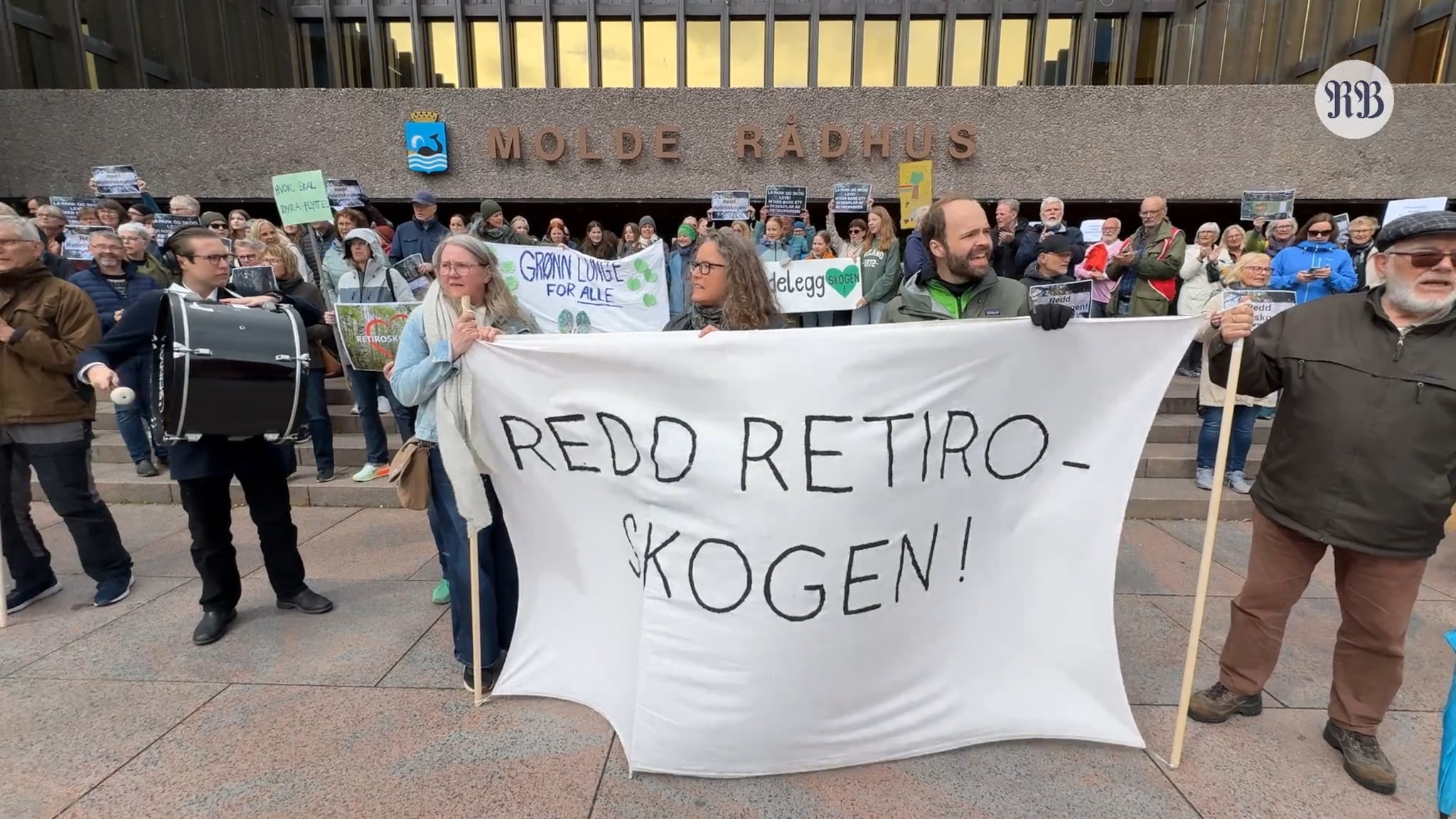 Demonstrasjon mot MFK sine planer om Retiroparken