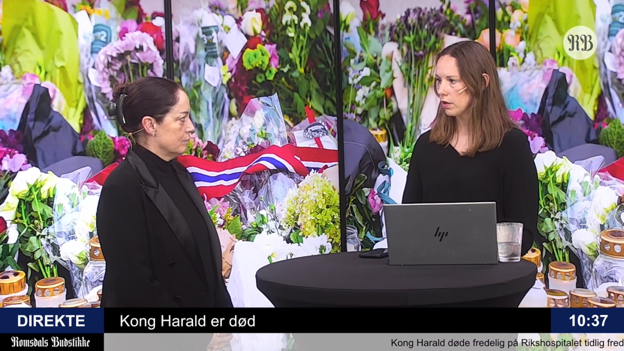 Kong Harald er død