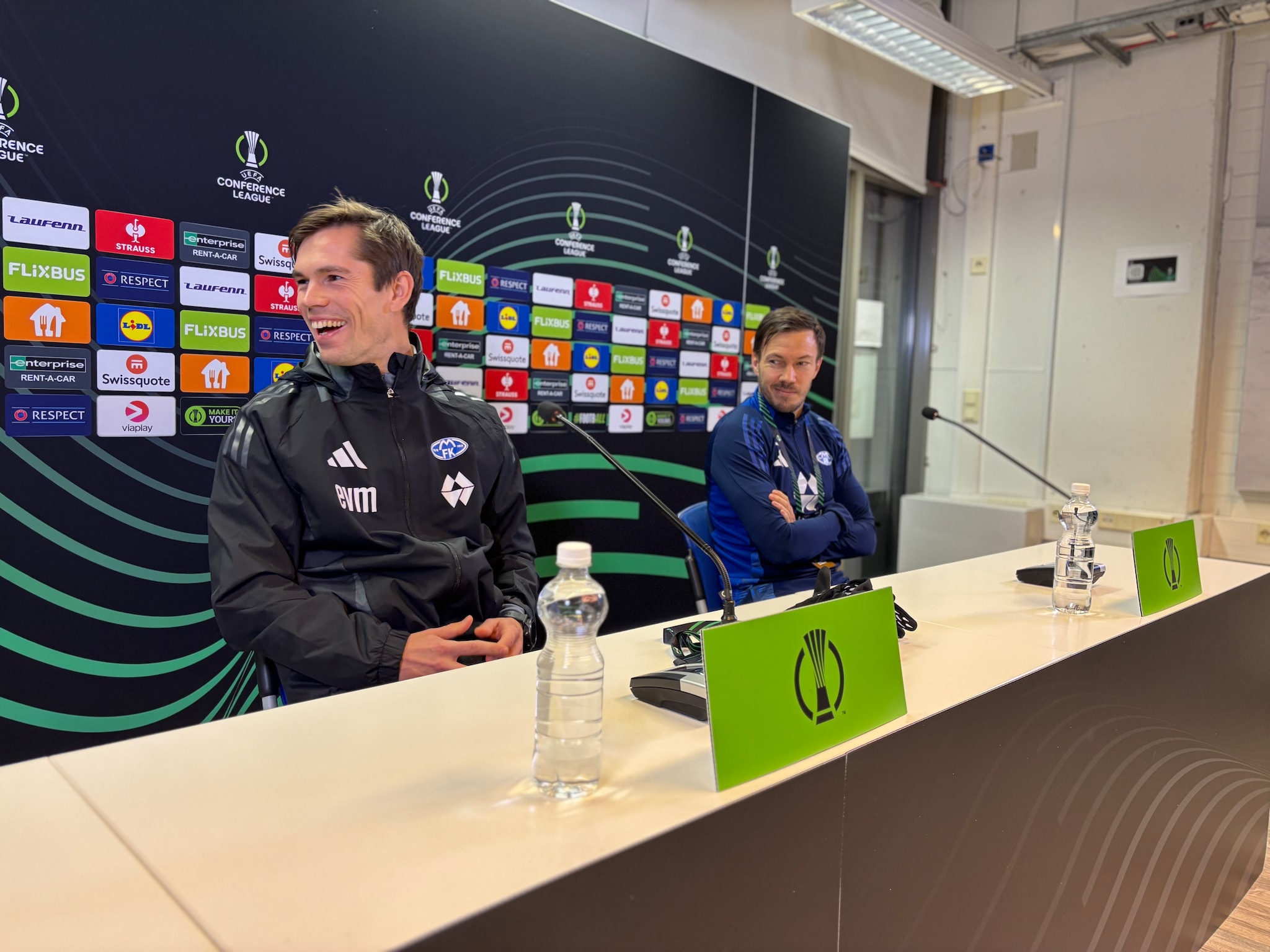 Pressekonferanse før HJK - Molde