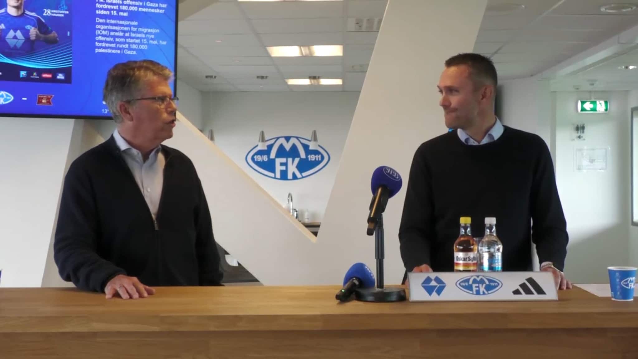 Vi sendte pressekonferansen hos MFK